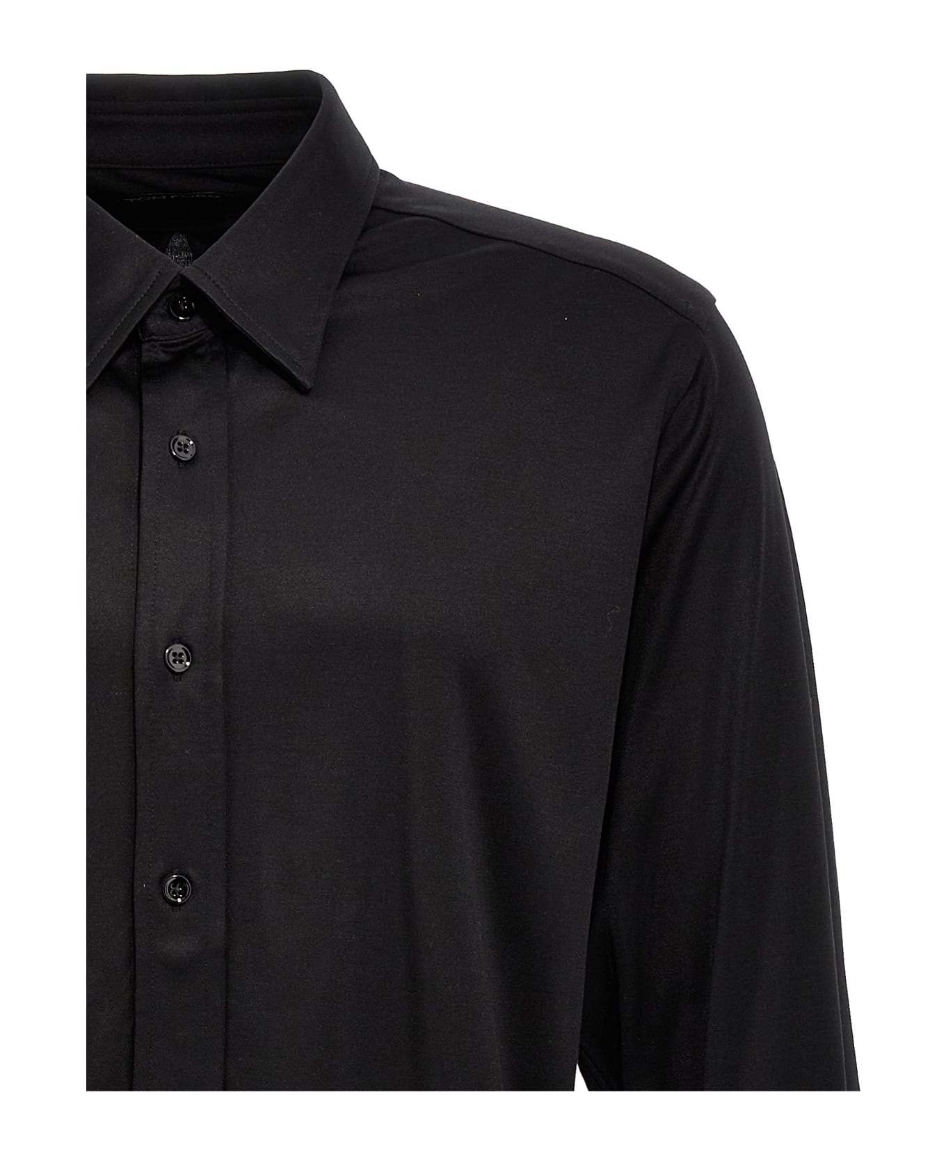 Tom Ford Silk Shirt - Black  