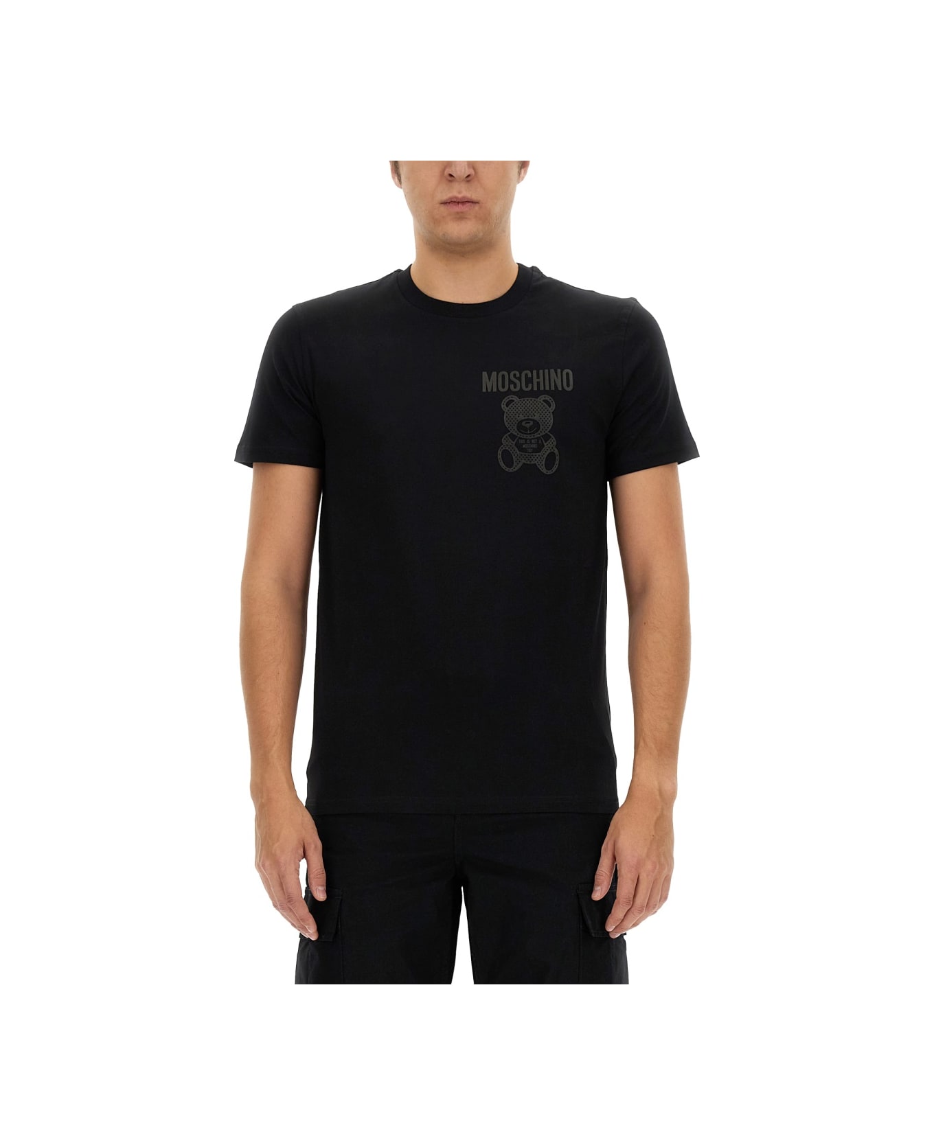 Moschino "teddy Mesh" T-shirt - BLACK