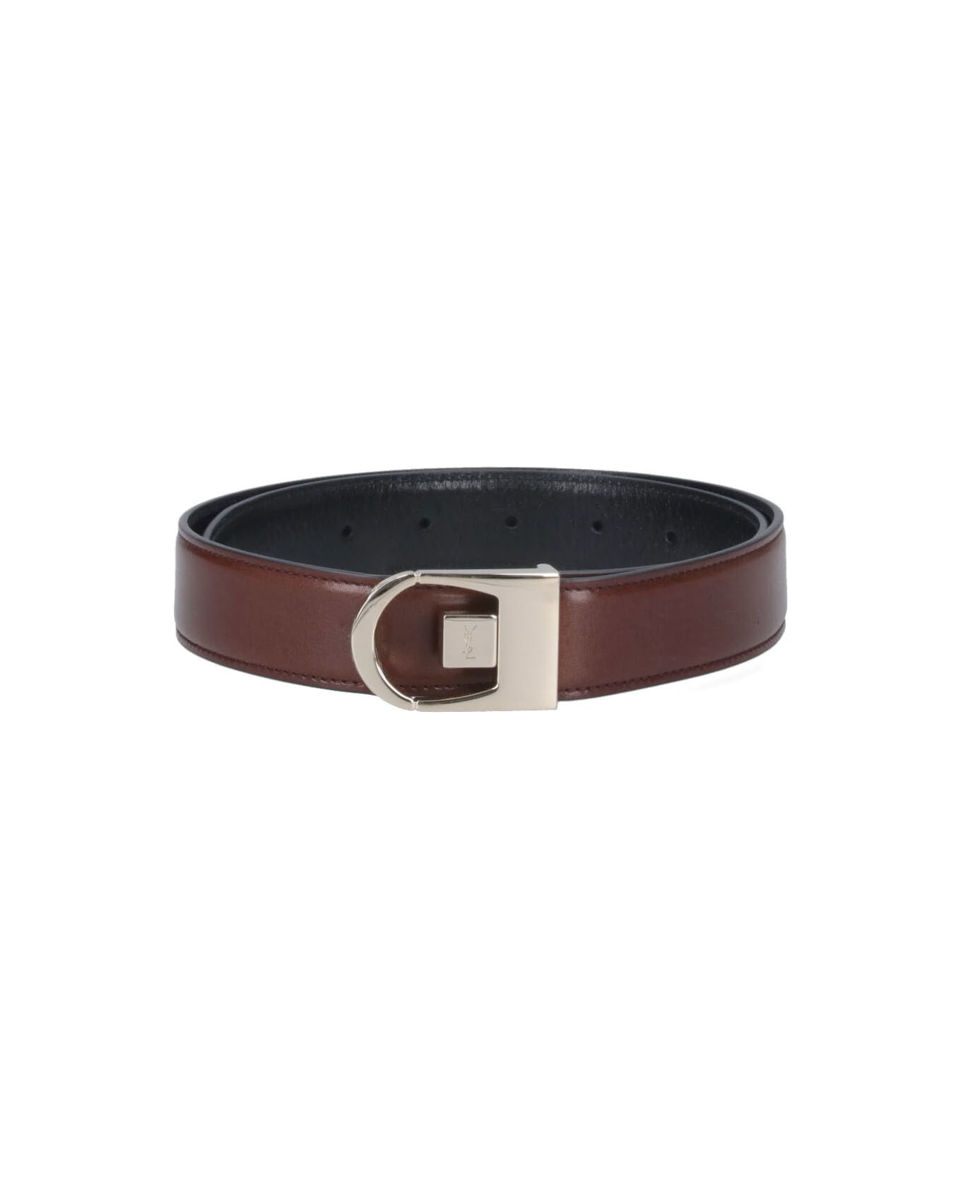 Saint Laurent 
cassandre
 Reversible Belt - Black