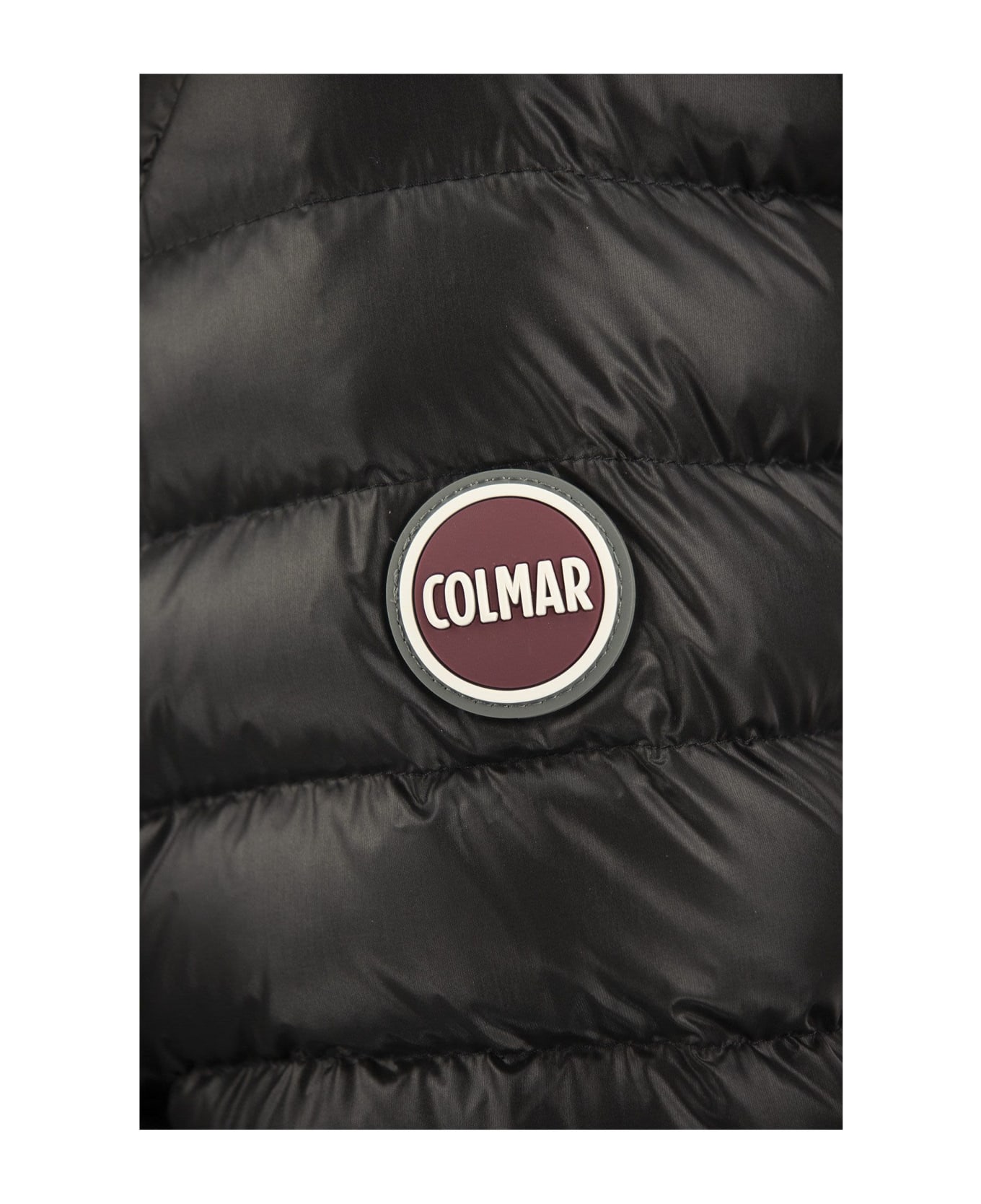 Colmar Friendly - Medium-length Glossy Down Jacket - Black