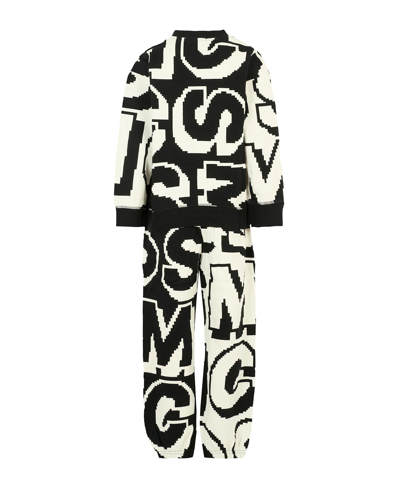 Stella McCartney Kids Black Set For Boy With White Logo - Black