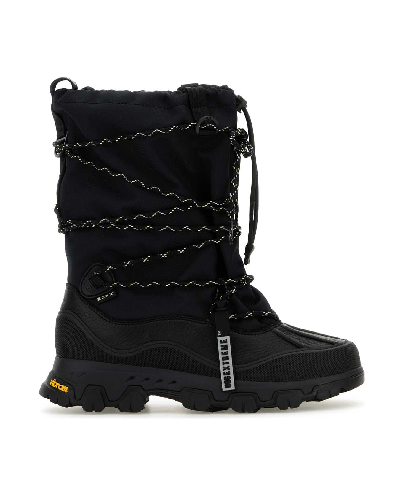 UGG Black Fabric W Metropeak Boots - Black