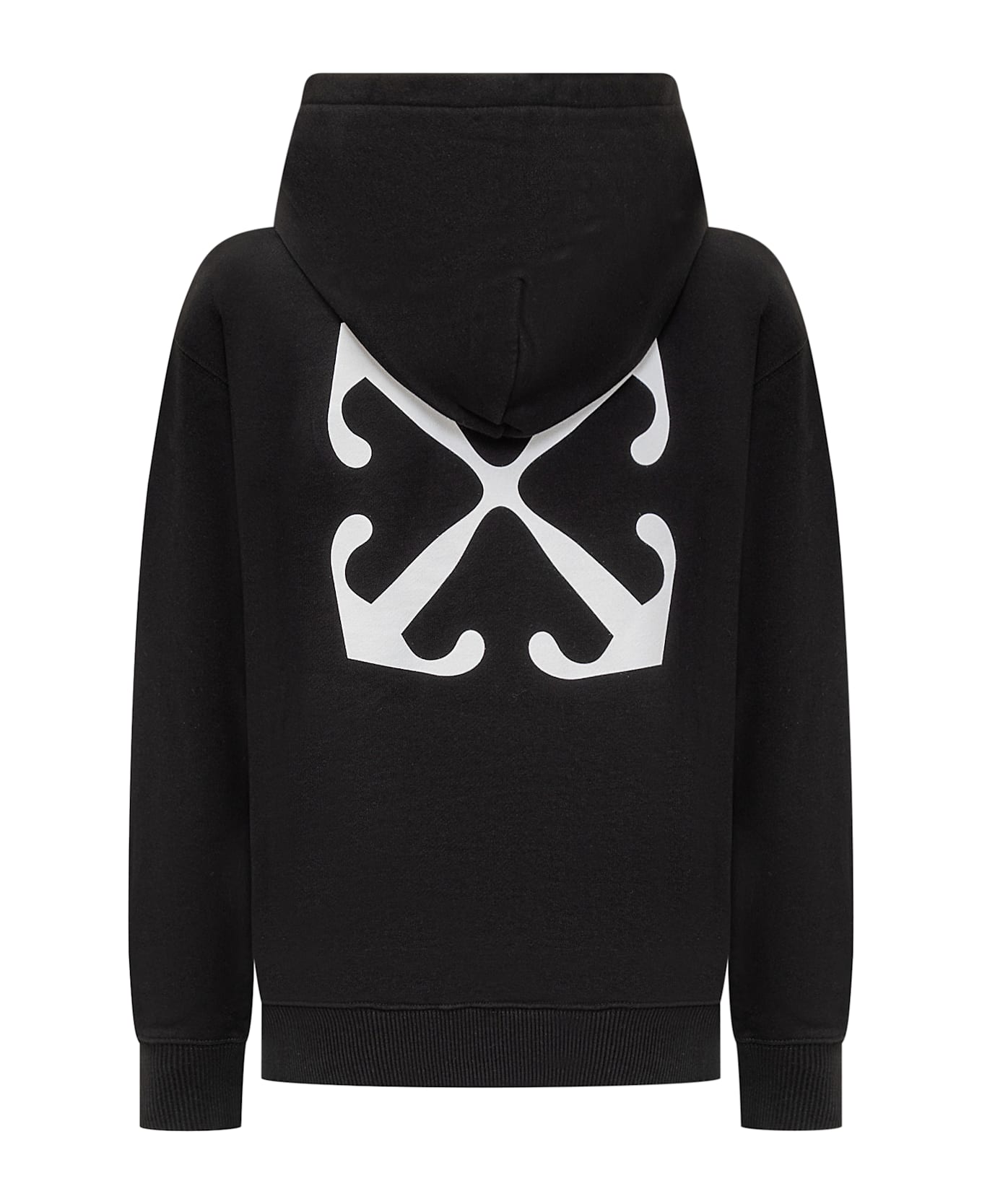 Off-White Hoodie - BLACK WHITE