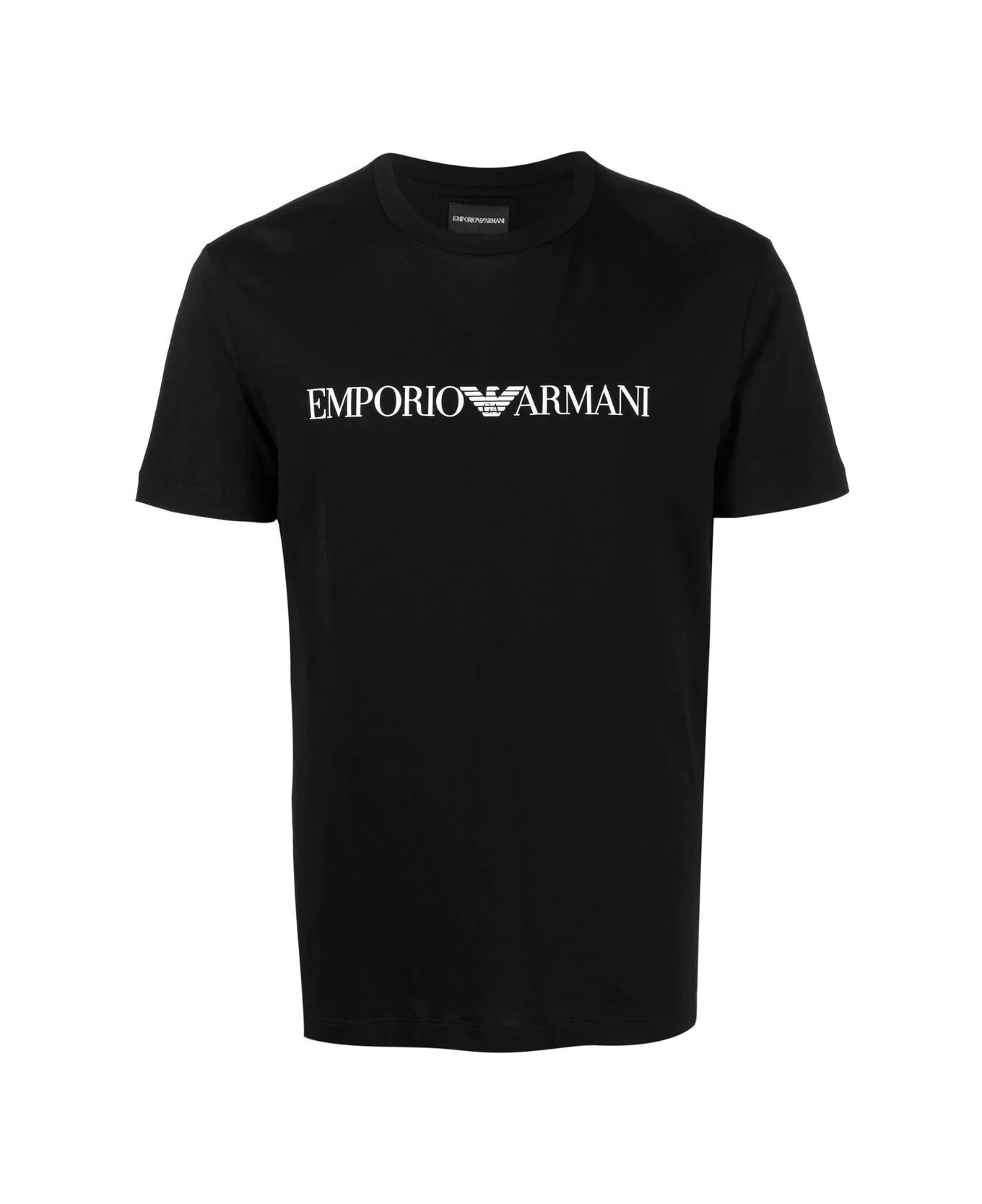 Emporio Armani T-shirt - Logo Black シャツ