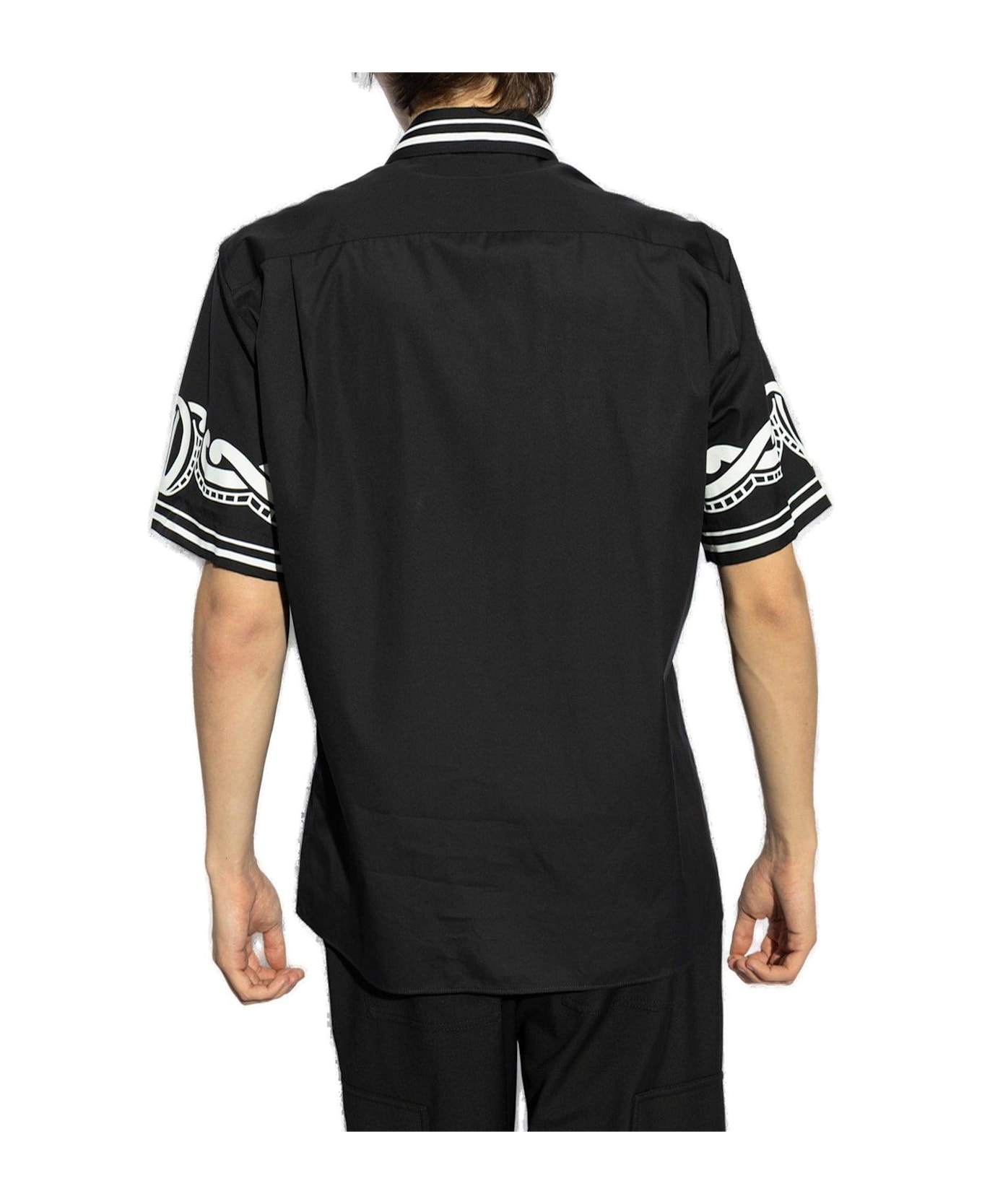 Dolce 
Gabbana Logo Printed Short-sleeved Shirt - Cravatteria f.celest