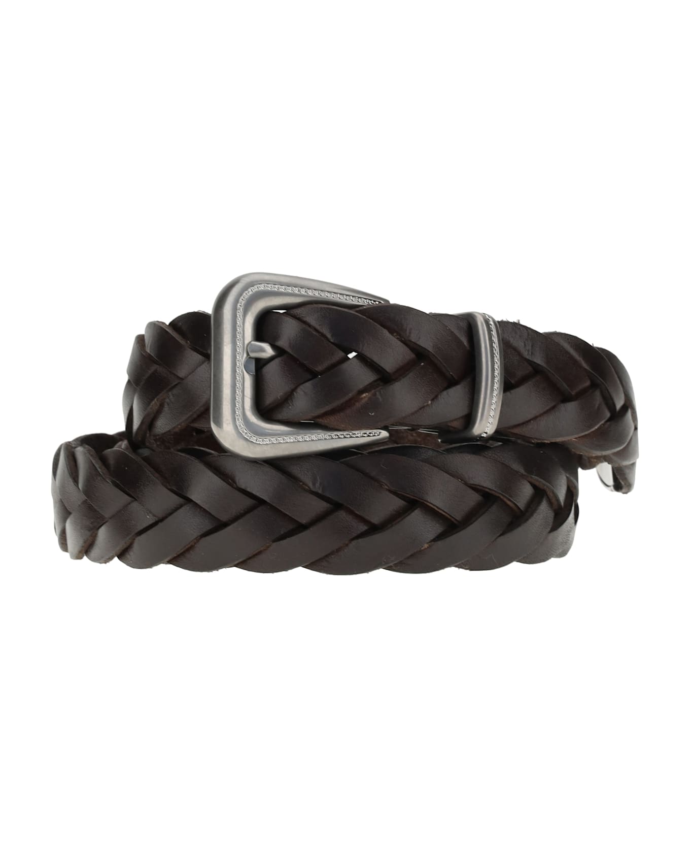 Brunello Cucinelli Woven Leather Belt