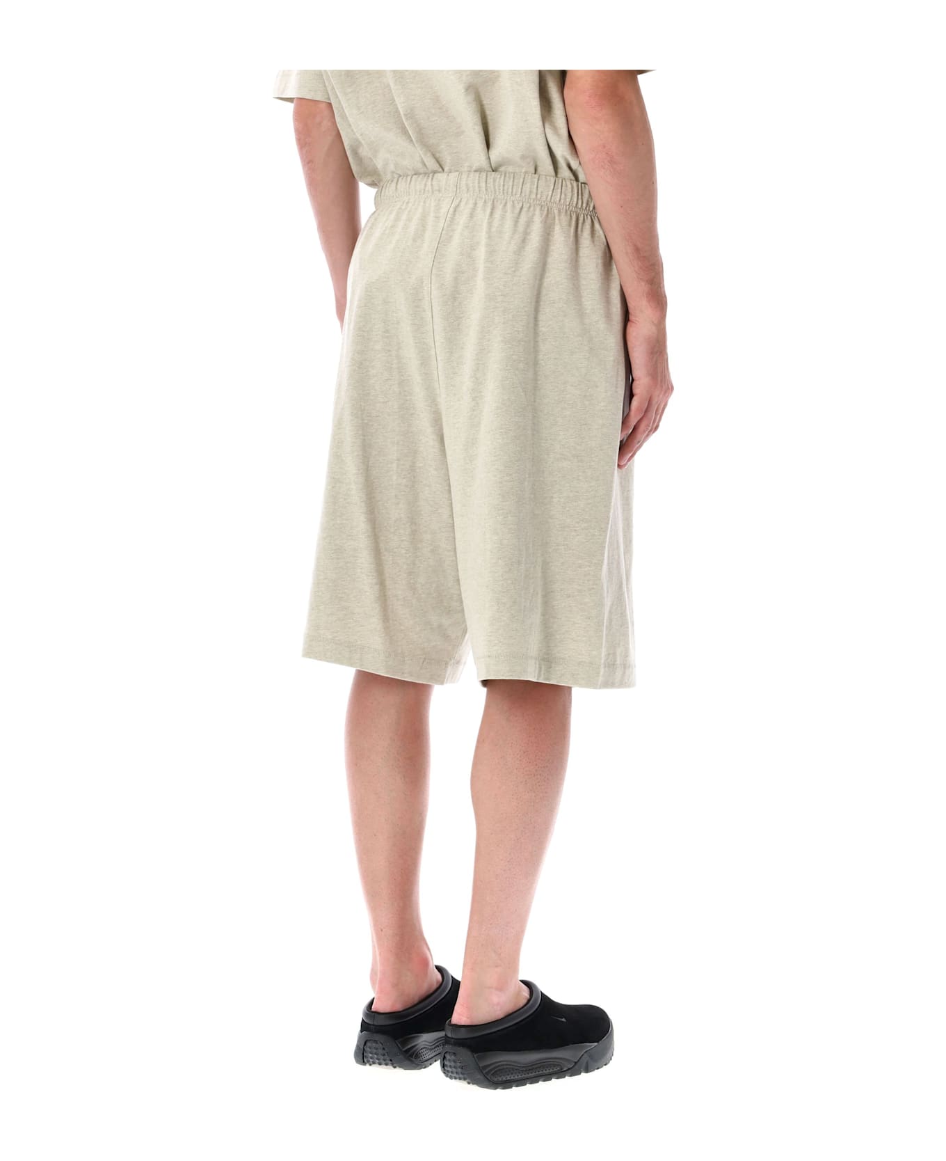 Fear of God Basketball Cotton Jersey Shorts - HEATHER STONE