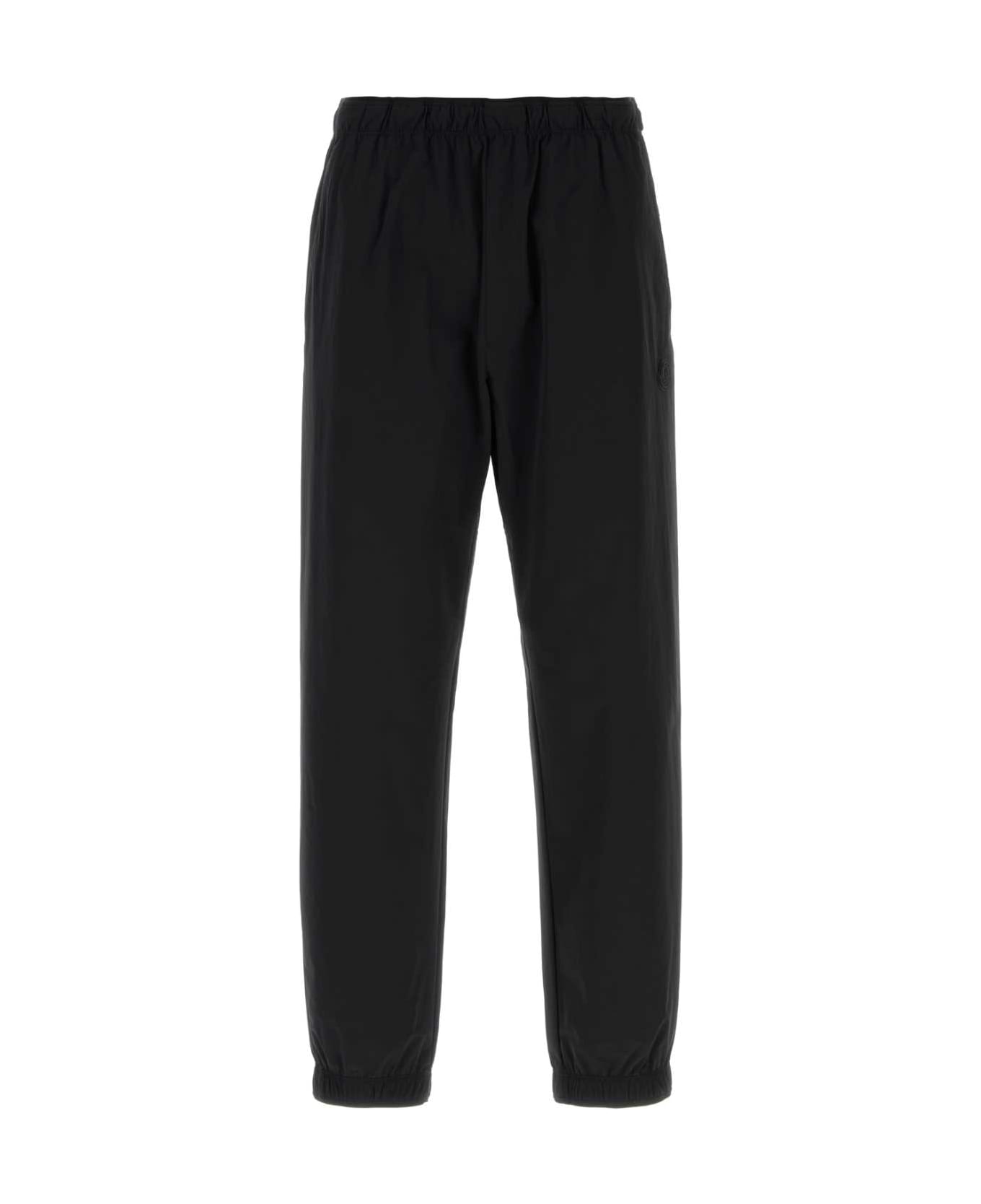 Moncler Black Stretch Nylon Joggers - 999