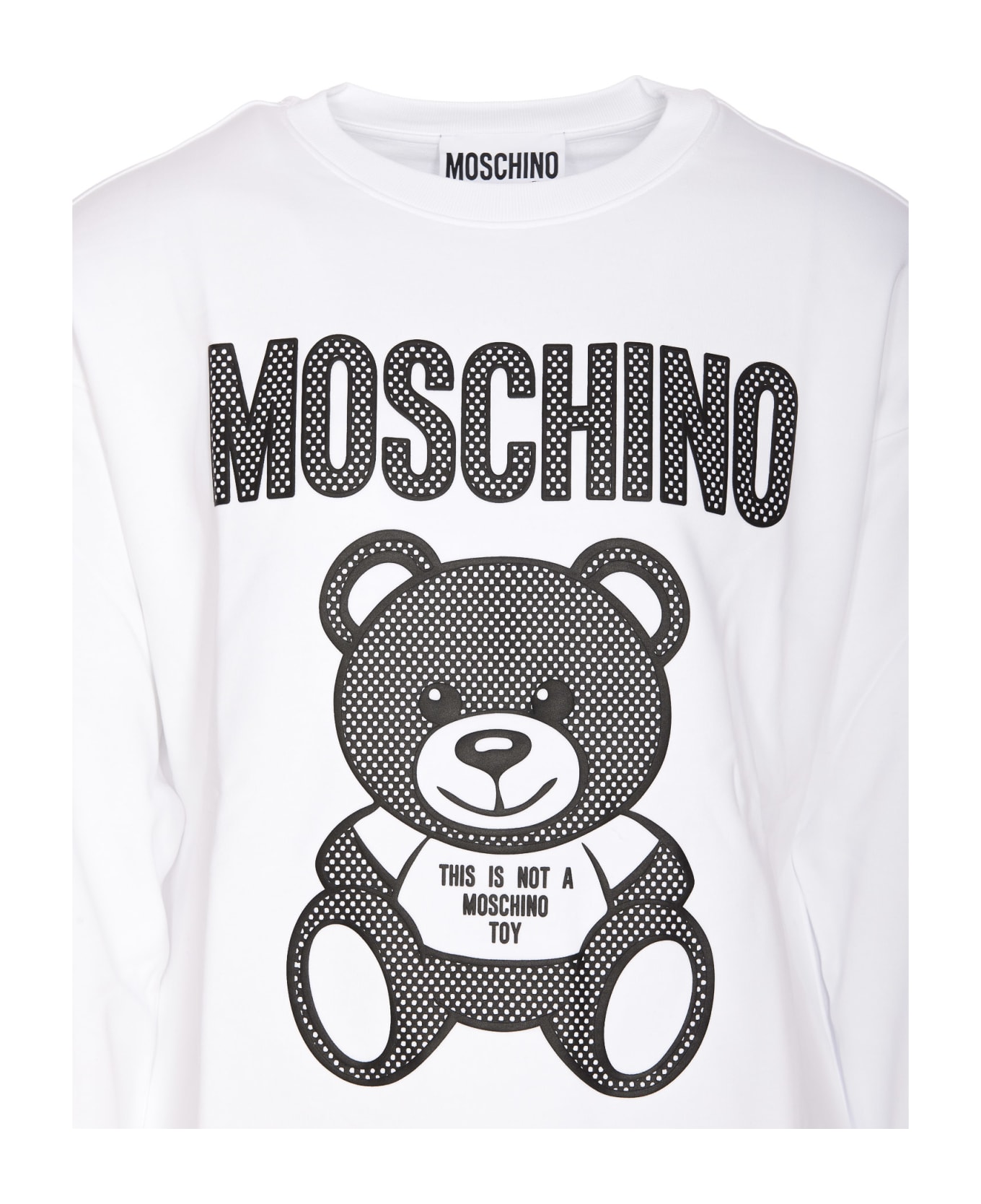 Moschino Teddy Mesh Sweatshirt - White