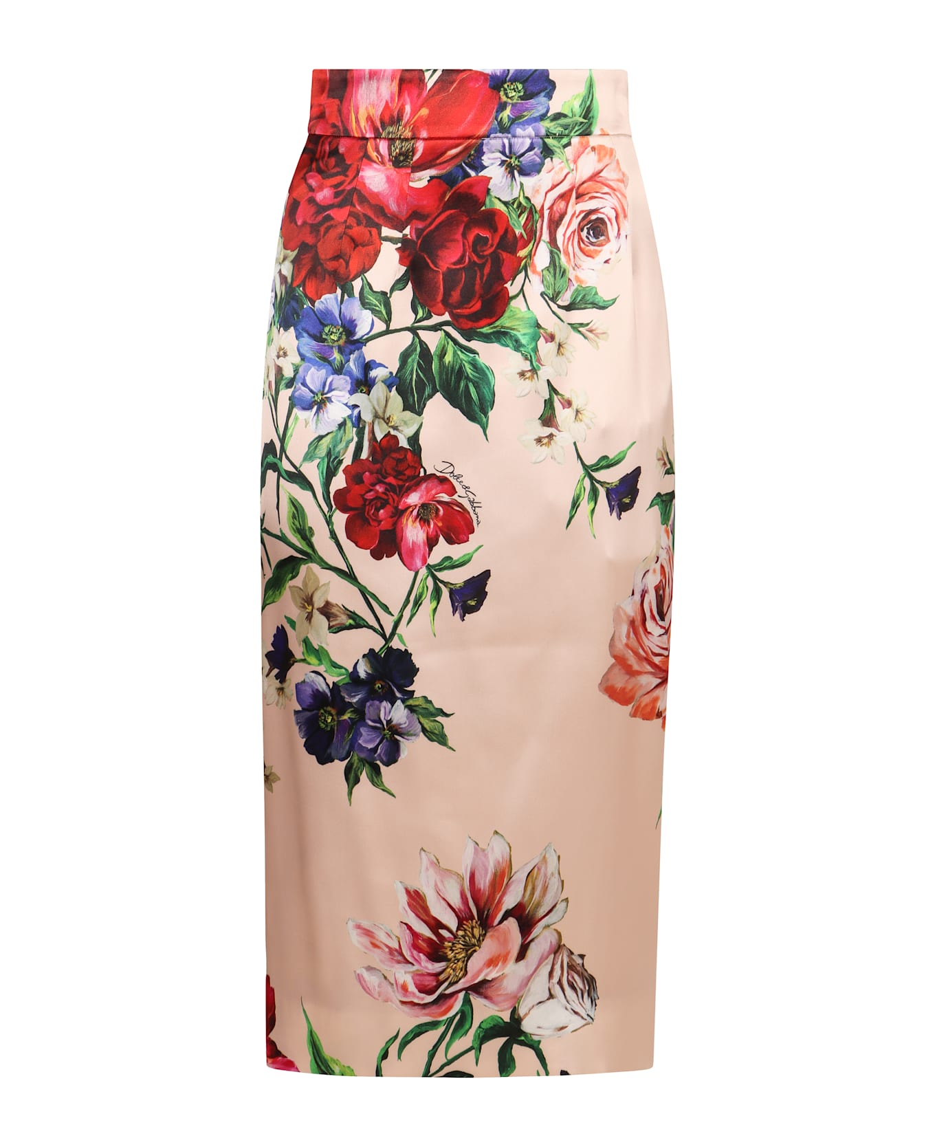 Dolce 
Gabbana Printed Stretch Satin Skirt - BFIORIANTICHIFNUD