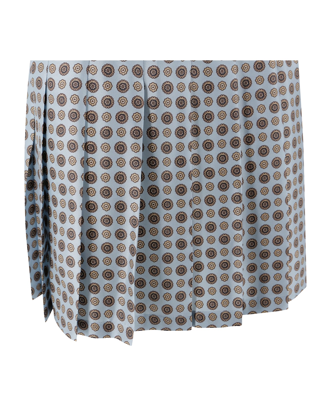 Max Mara Studio Pleated Skirt - Azzurra