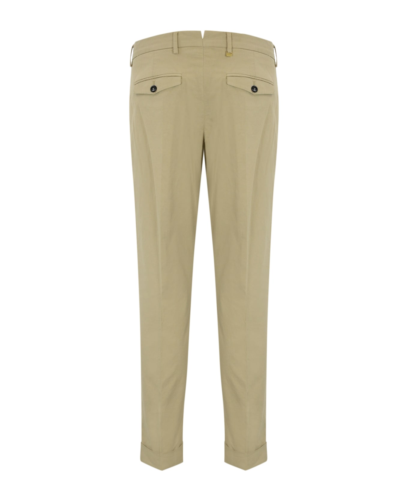 PT Torino Rebel 1p Gabardine Trousers - Beige freddo
