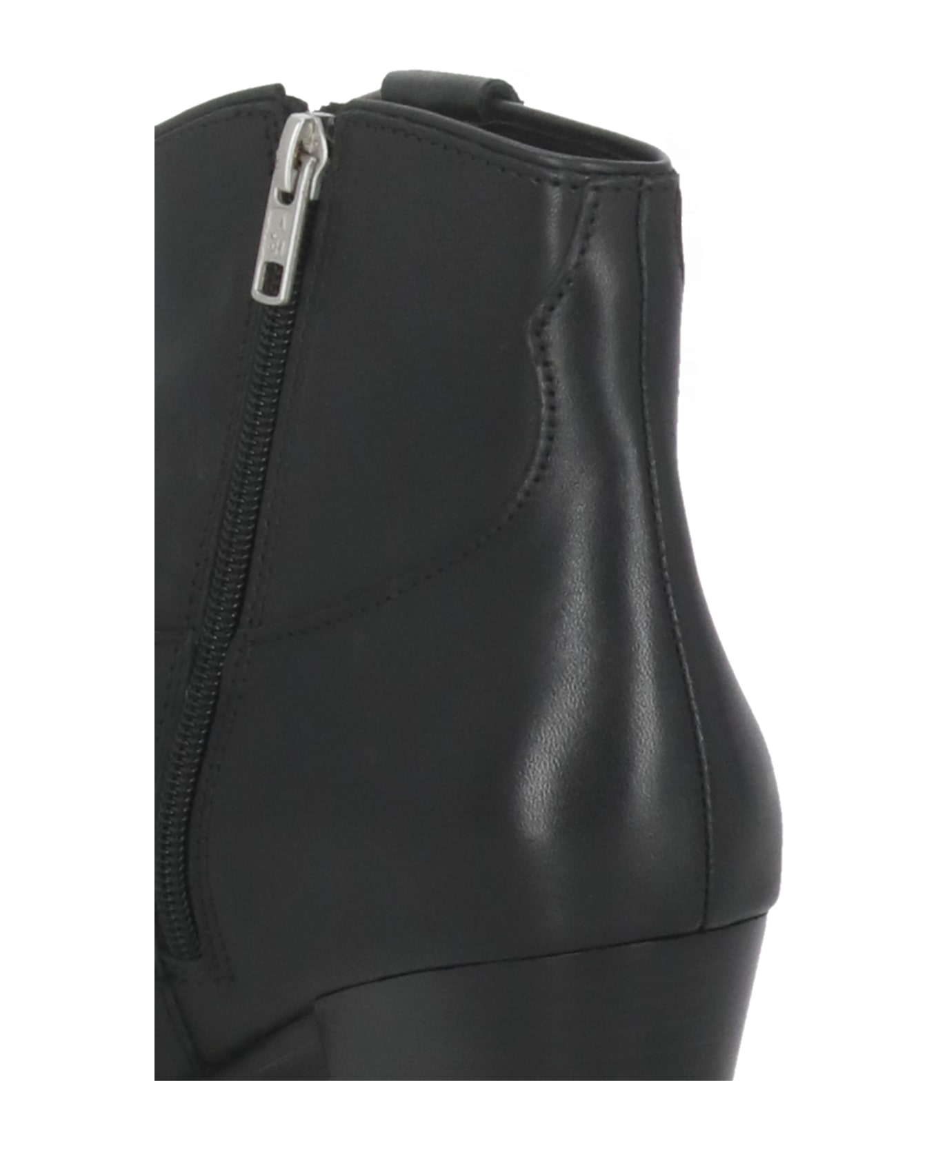 Ash Fame Bis Ankle Boots - Black