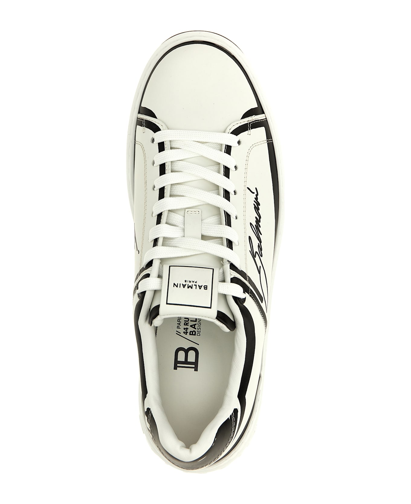 Balmain 
b-court
 Sneakers - White/Black