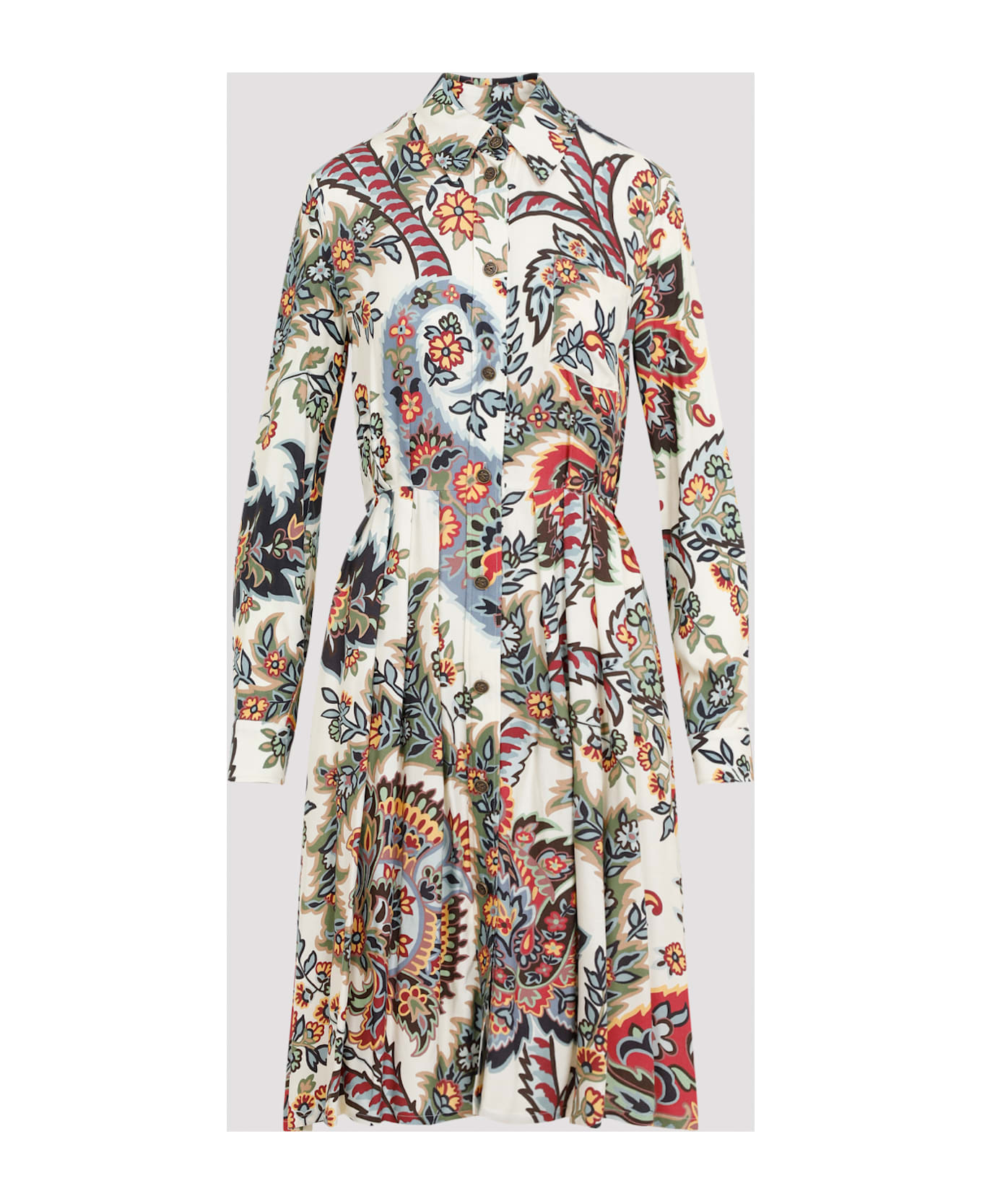 Etro Printed Midi Dress - Camel