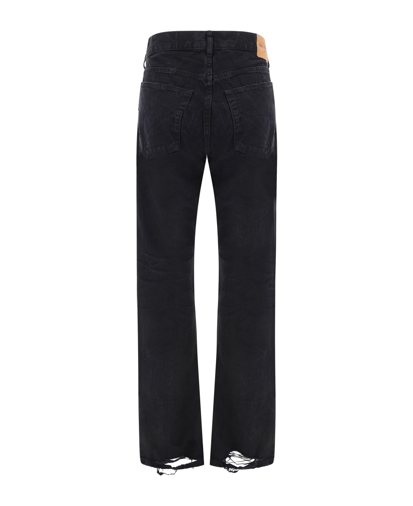 Balenciaga Low Waist Straight Jeans - LIGHTWEIGHTBLACK