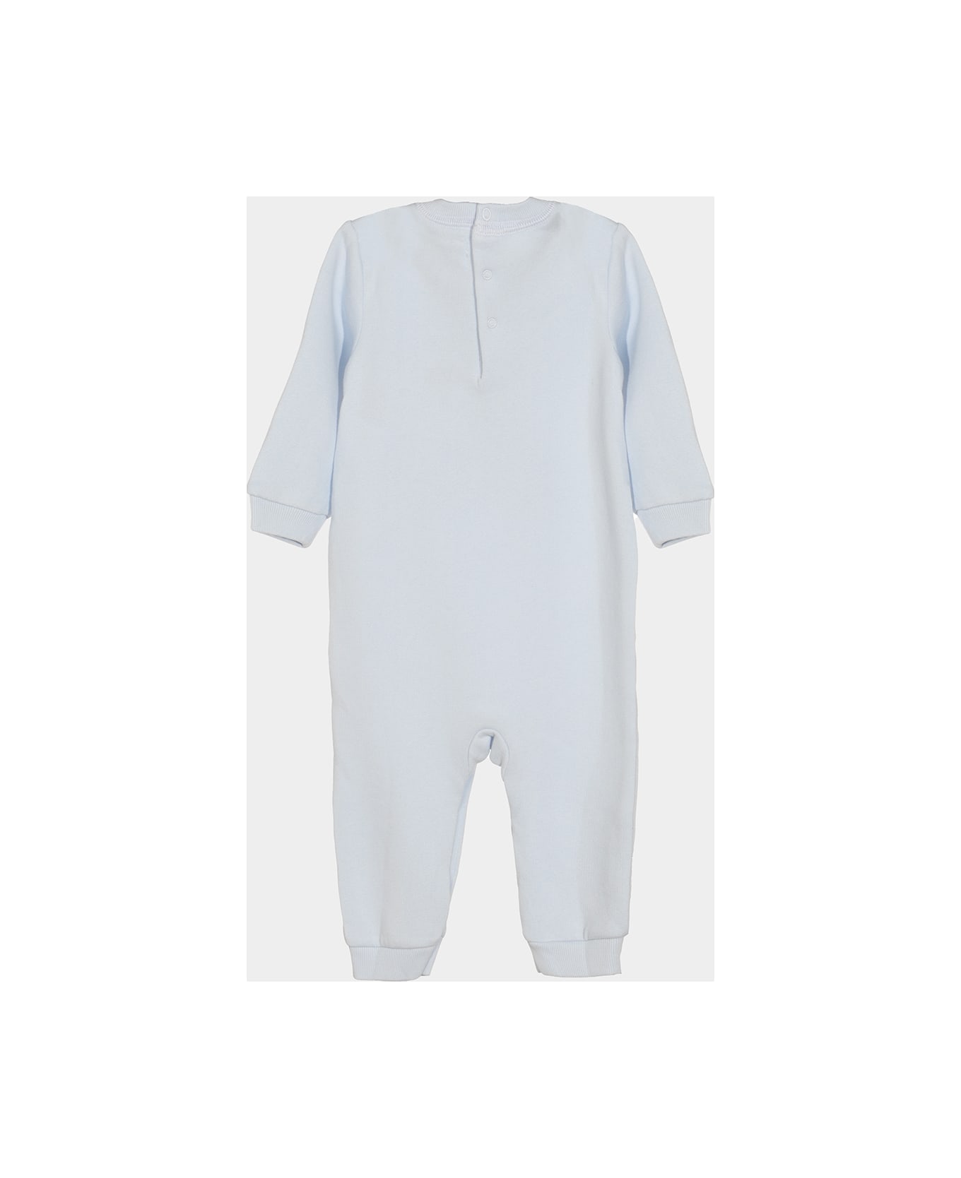 Polo Ralph Lauren Light Blue Cotton Jumpsuit - BERYL BLUE