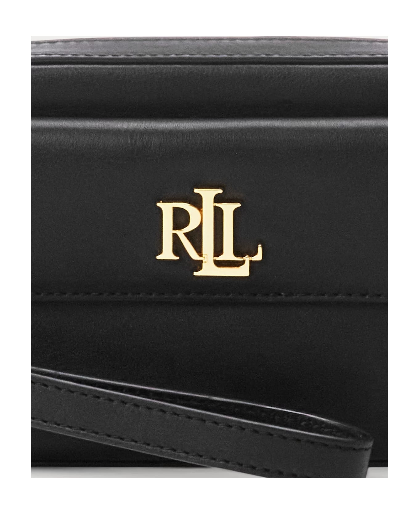 Ralph Lauren Marcy Wrstlt Pouch Small - Black