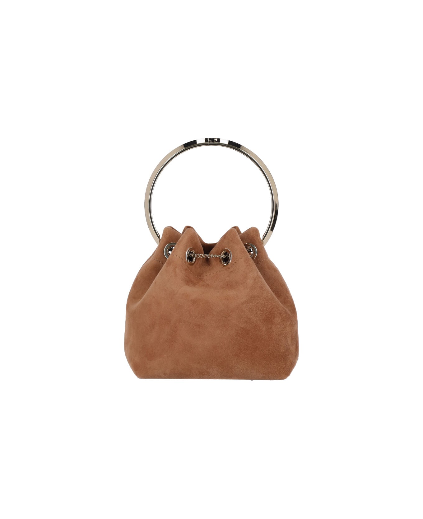 Jimmy Choo "bon Bon" Mini Bucket Bag - Brown