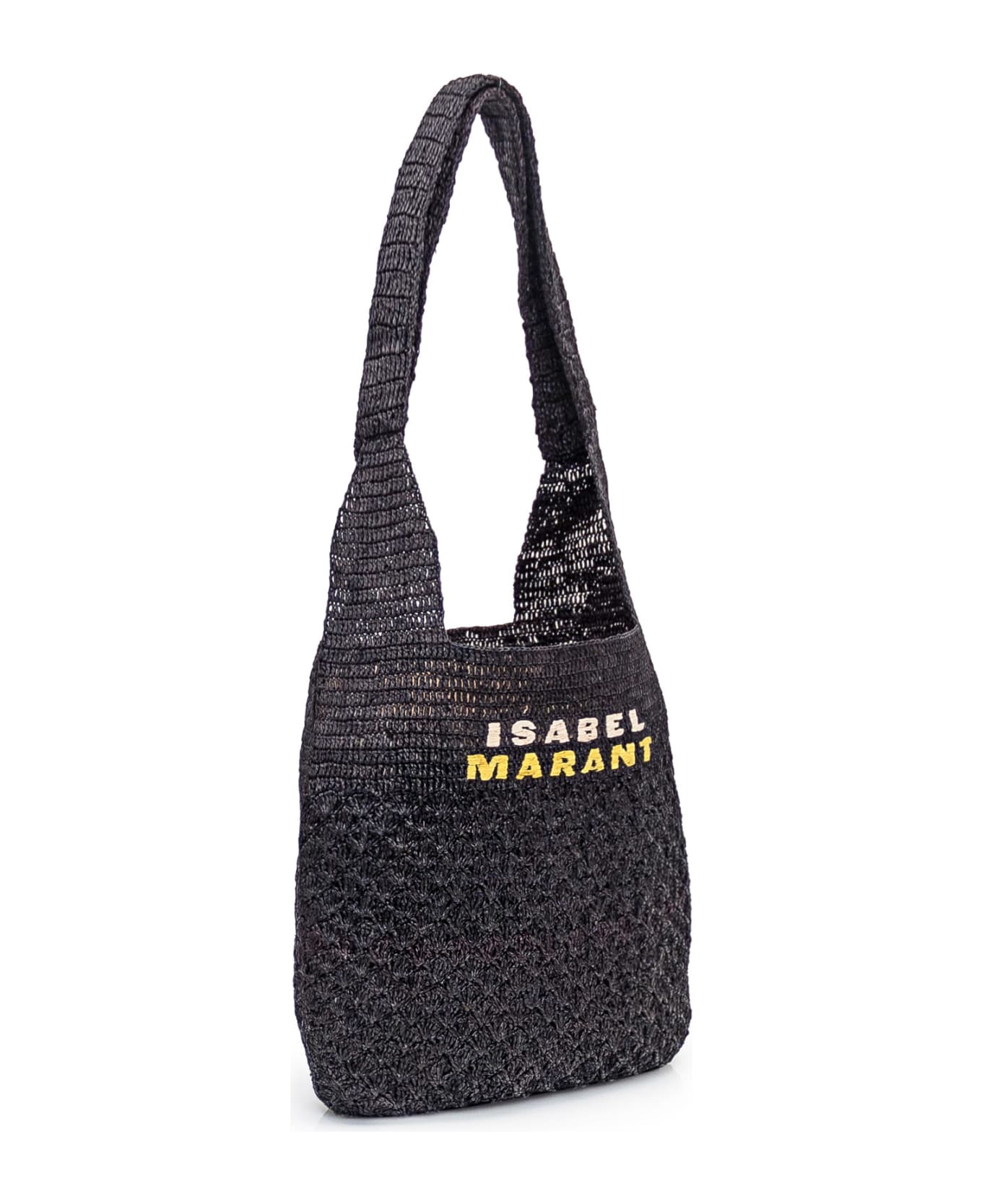 Isabel Marant Raffia Shoulder Bag - Black ショルダーバッグ