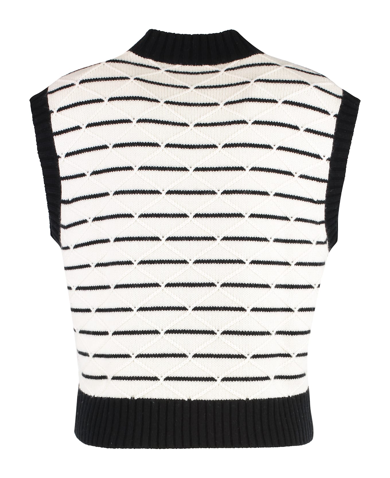 Panetto Knitted Wool And Cashmere Vest