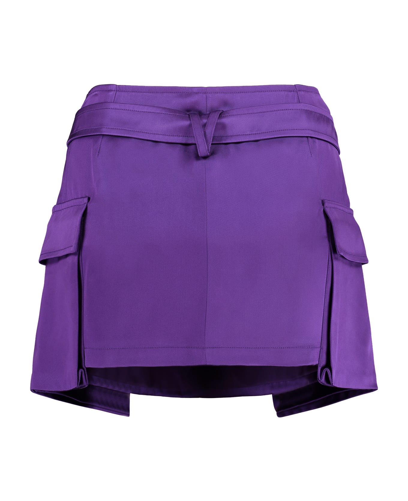 Versace Cargo Mini Skirt - purple