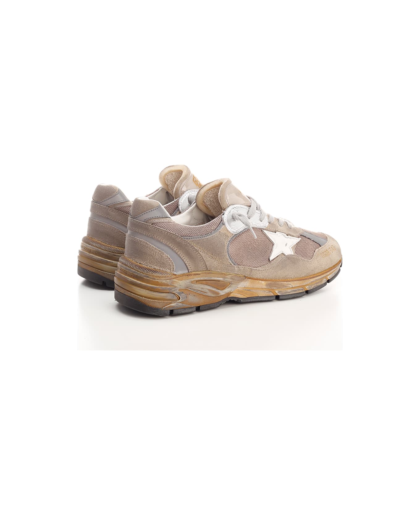Golden Goose Running Dad Sneaker - Taupe/silver/white スニーカー