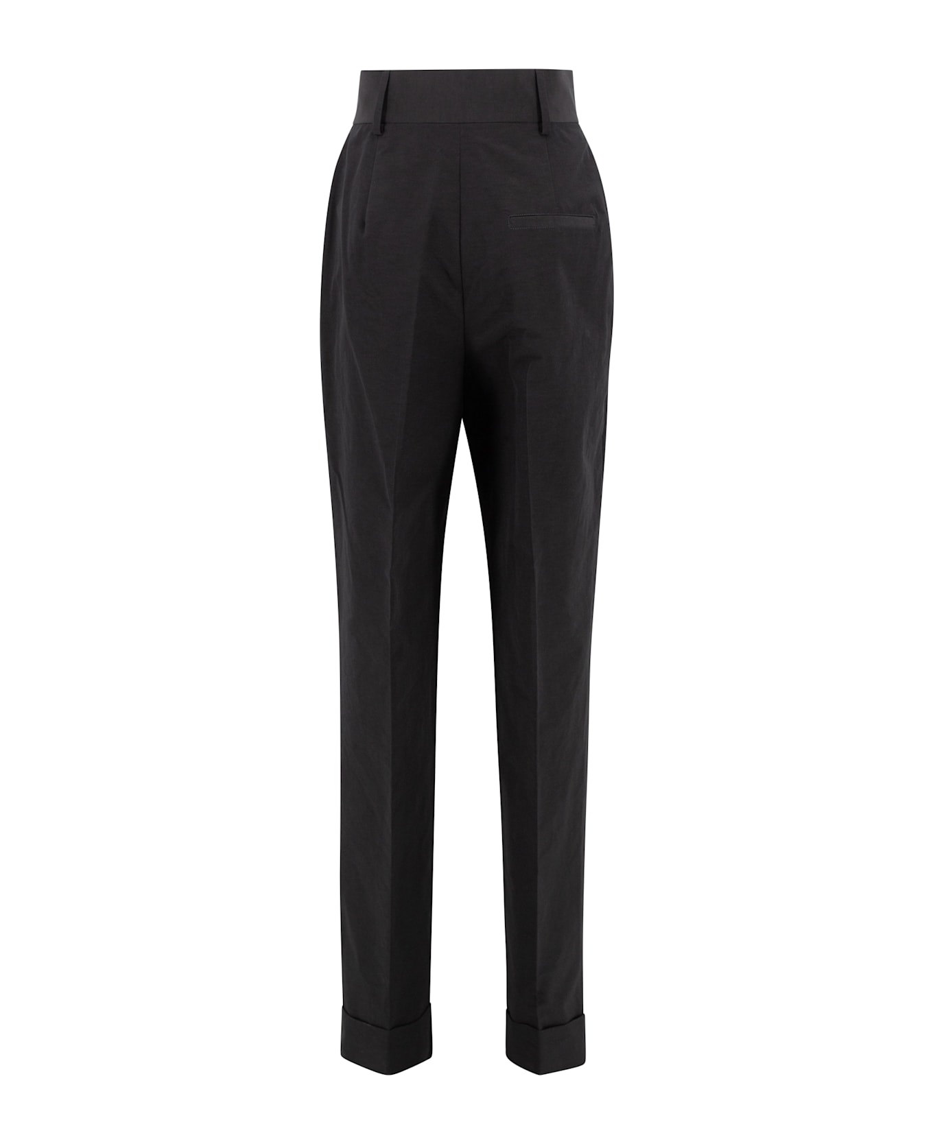 Philosophy di Lorenzo Serafini High-waisted Technical Cotton Pants - Black