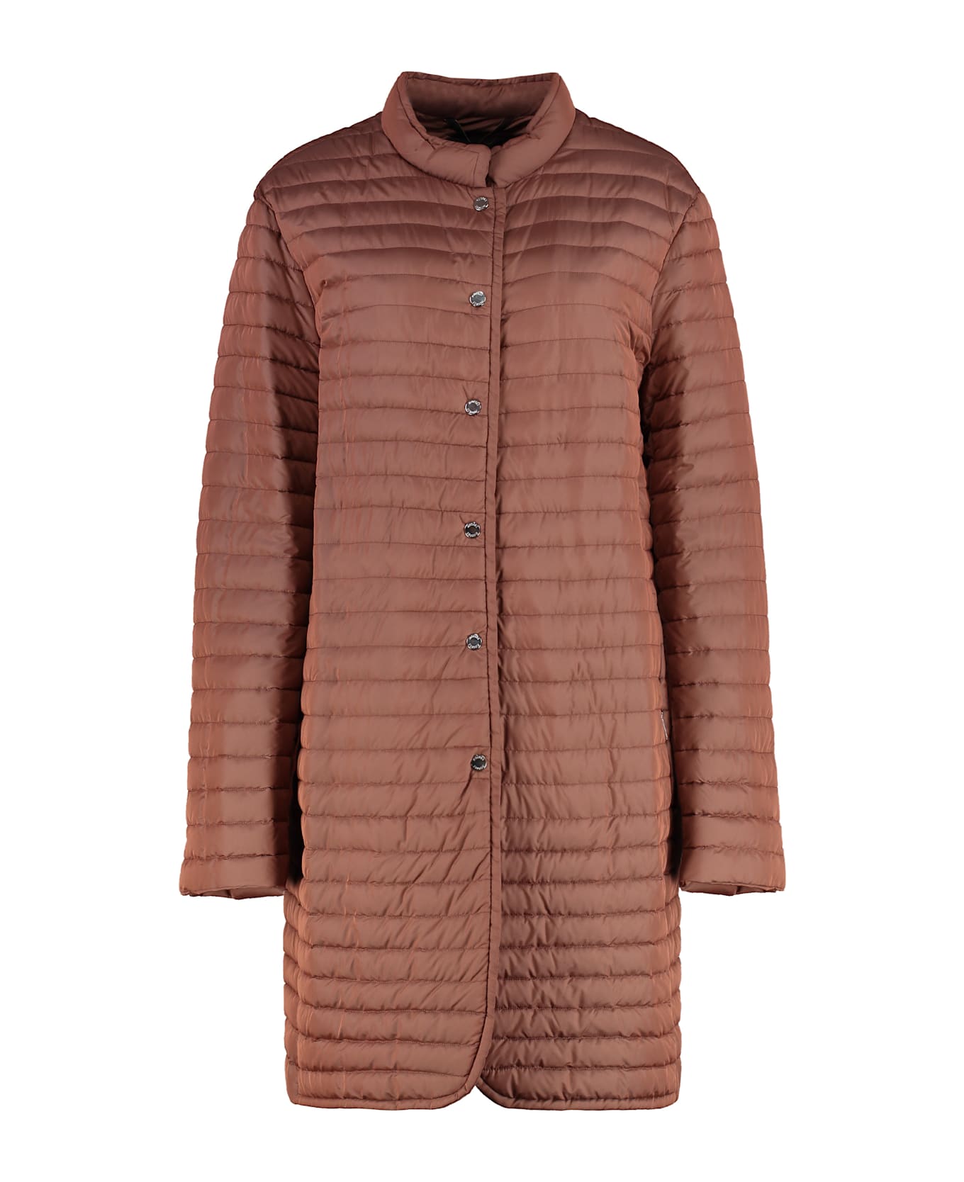 Moorer Lea Snap Button Fastening Down Jacket - Copper
