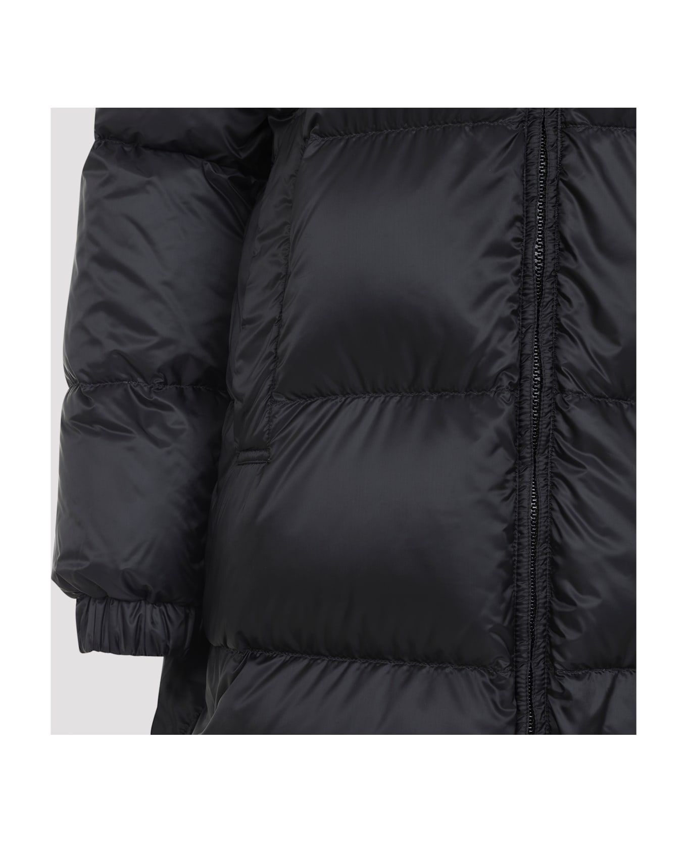 Max Mara The Cube Sei Long Down Jacket - Black