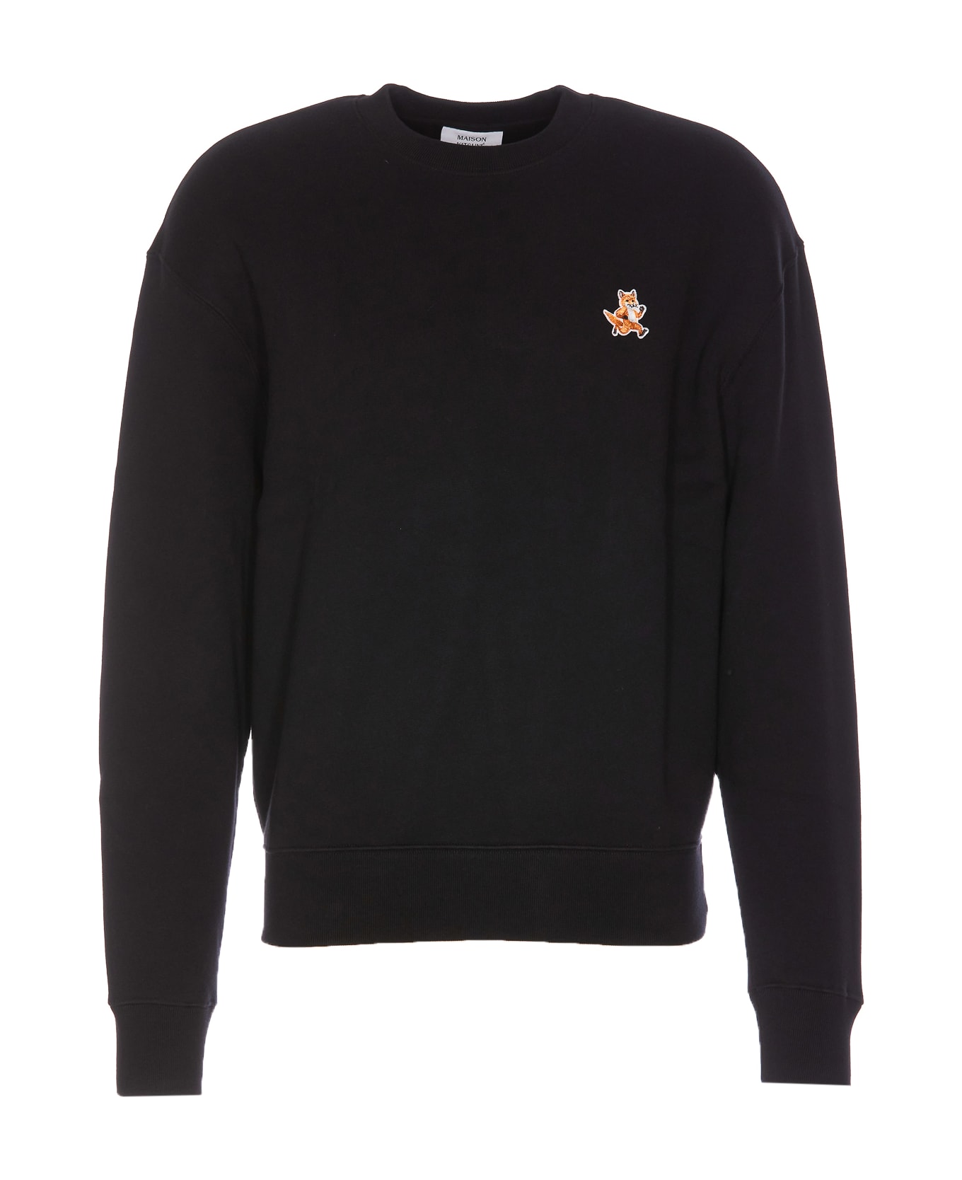 Maison Kitsuné Speedy Fox Patch Sweatshirt - Black