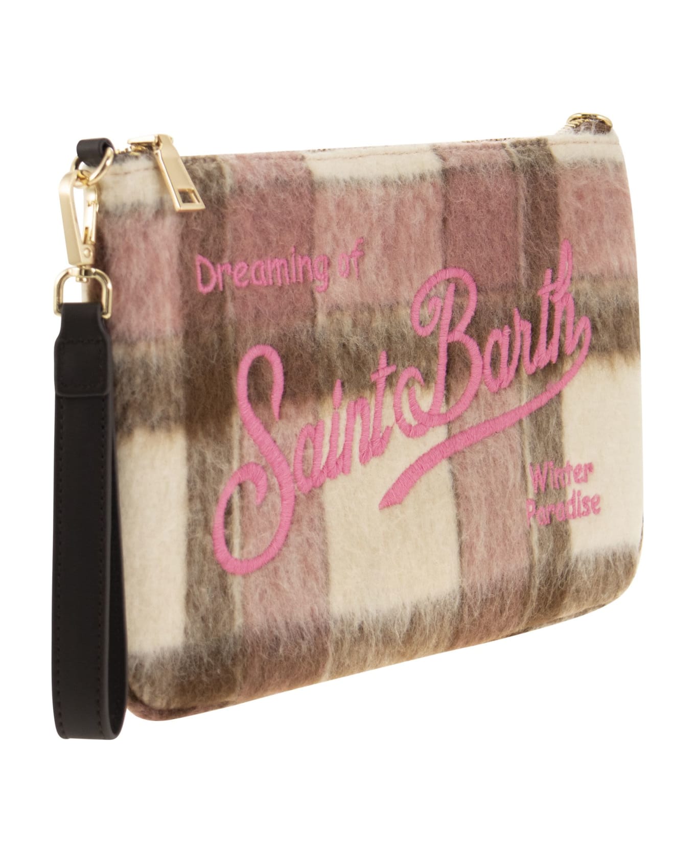MC2 Saint Barth Pochette Bag With Shoulder Strap - Pink