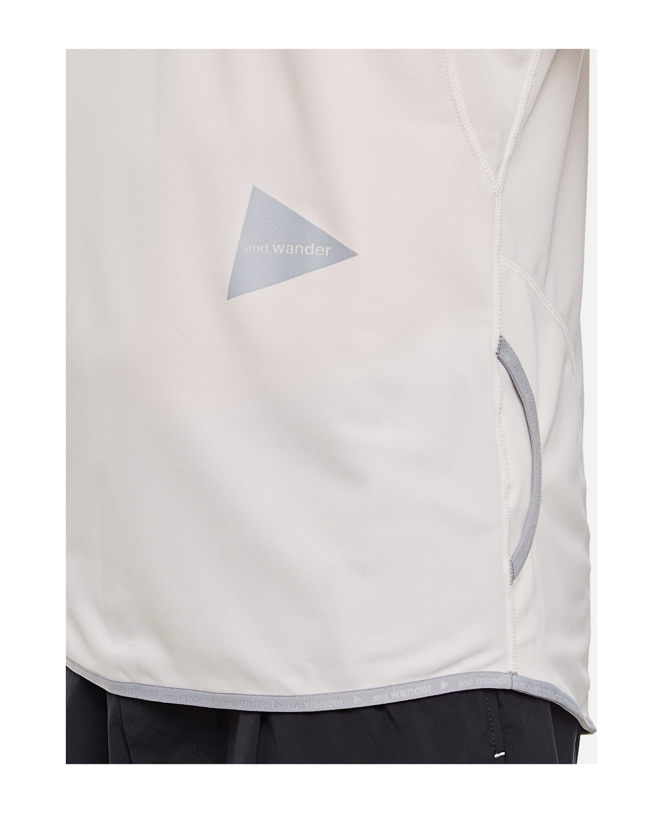 And Wander Short Sleeves T-shirt - White