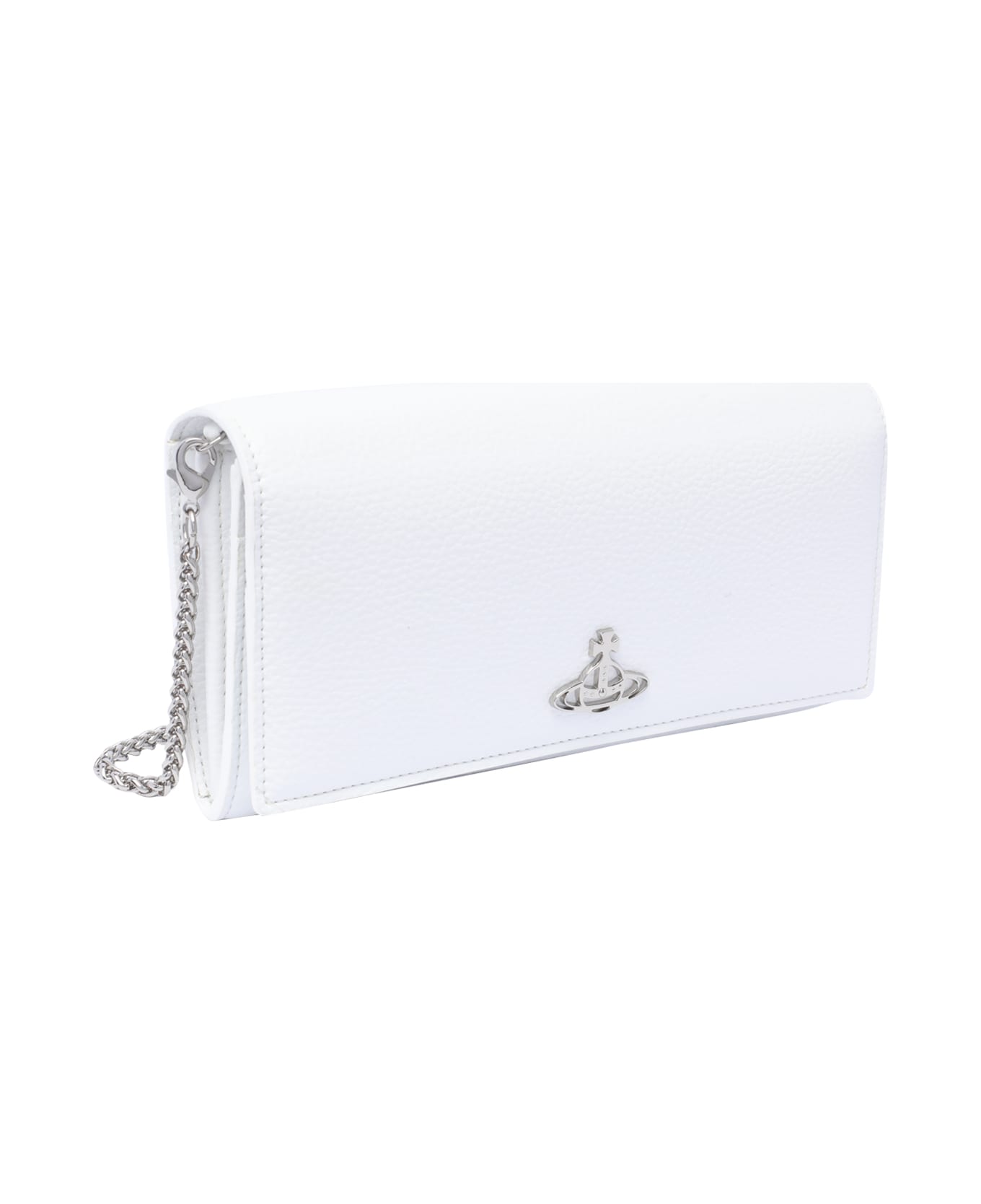 Vivienne Westwood Orb Chain Wallet - White 財布