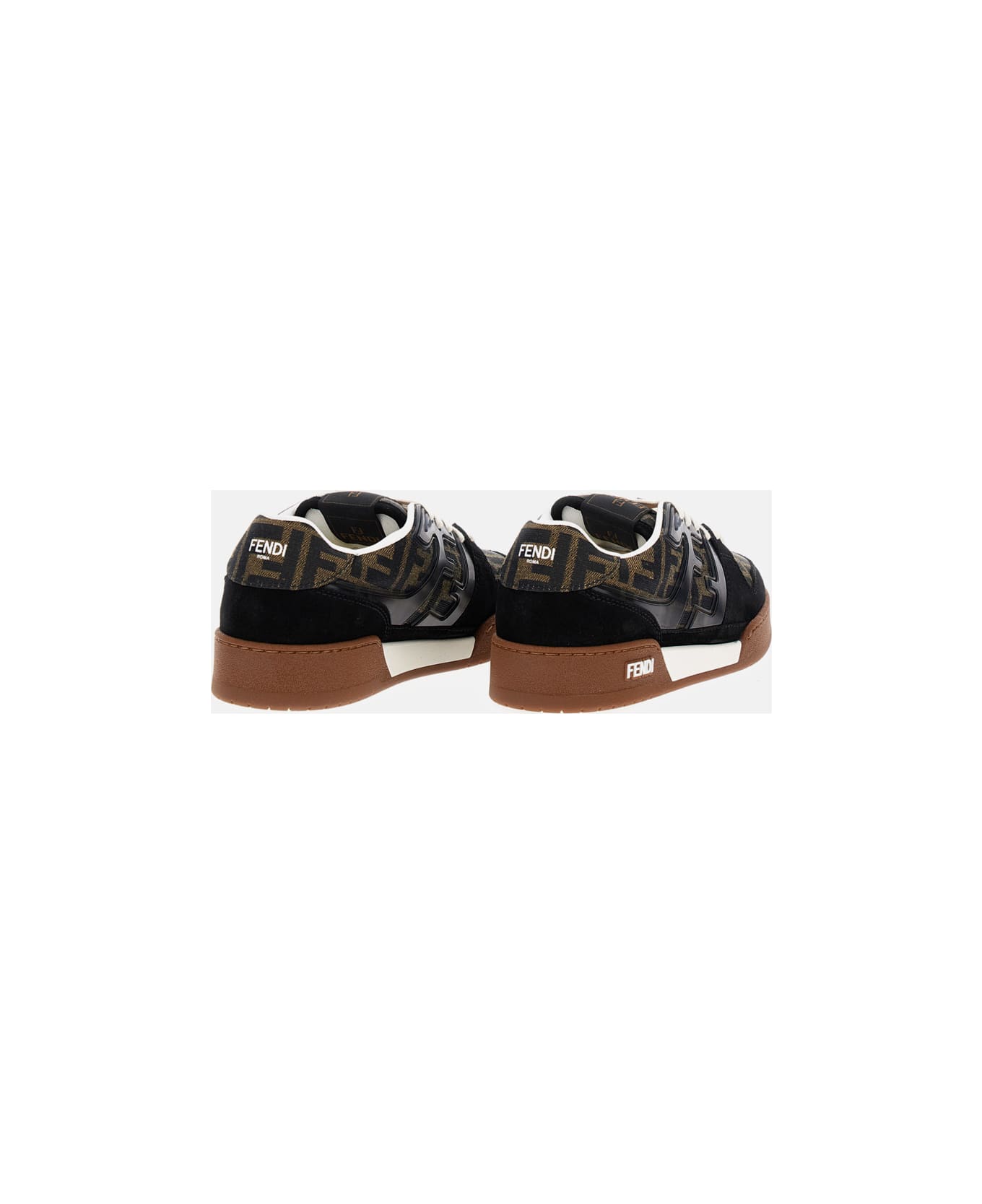 Fendi Sneakers Ff - Brown