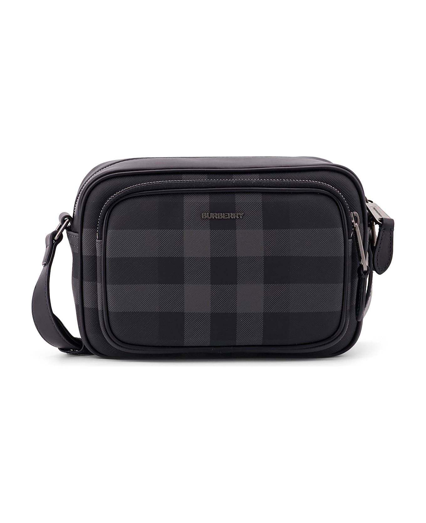 Burberry Paddy Shoulder Bag - GREY/BLACK