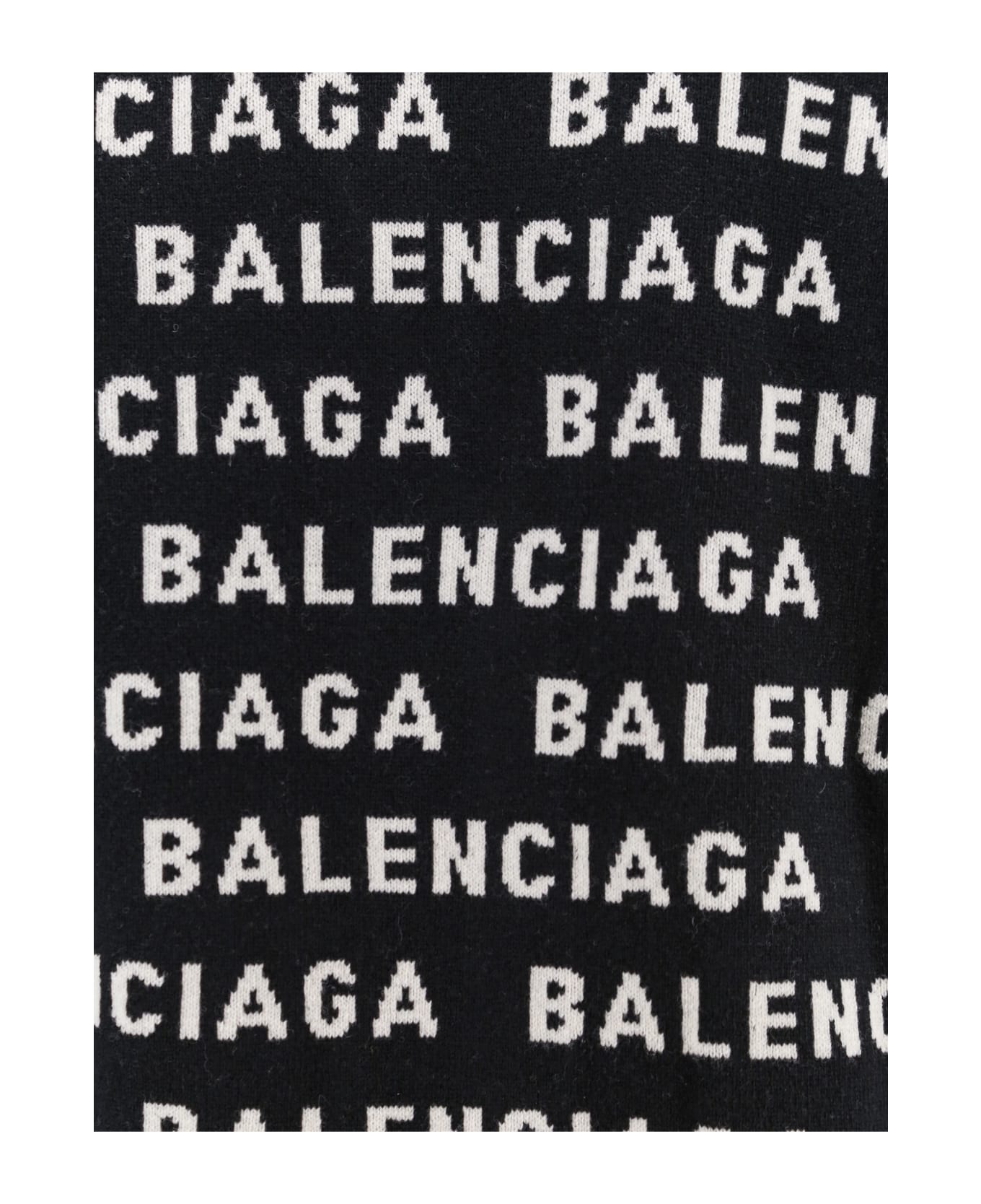 Balenciaga Cardigan - Black/white