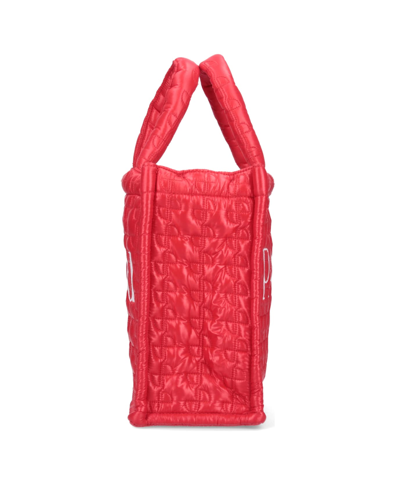 Patou Small Quilted Tote Bag - Red