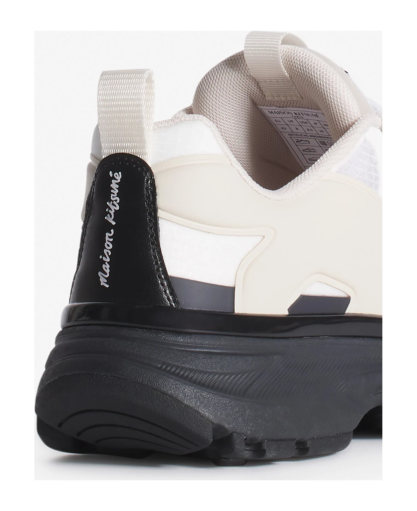 Maison Kitsuné Sora Runners - Black White Bicolor