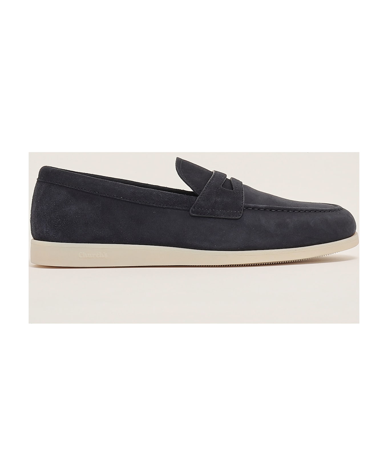 Church's Portsmouth Soft Suede Loafers - NAVY