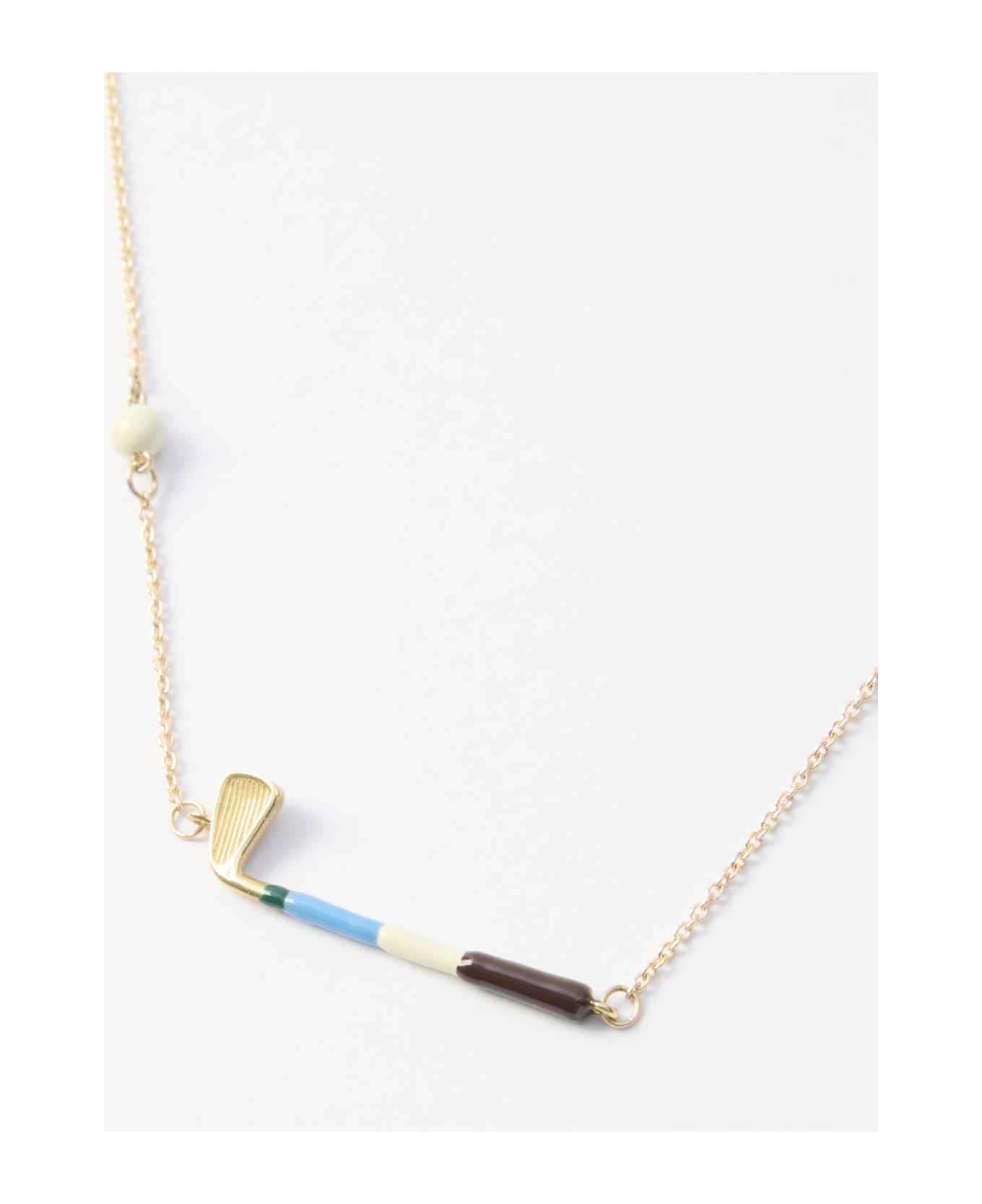 Aliita Golf Pelota Necklace - Golden