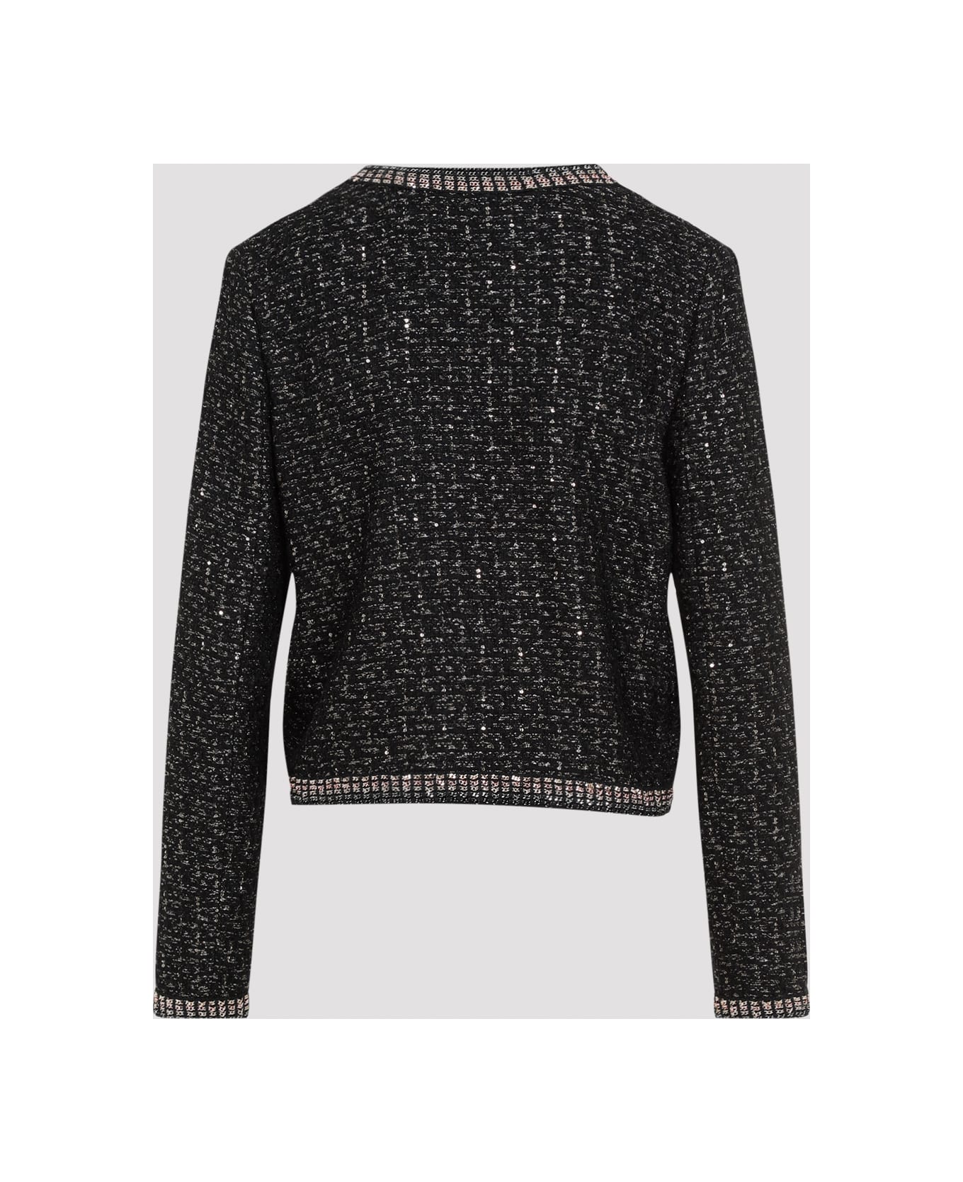 Giambattista Valli Bouclé Jacket - Black Silver