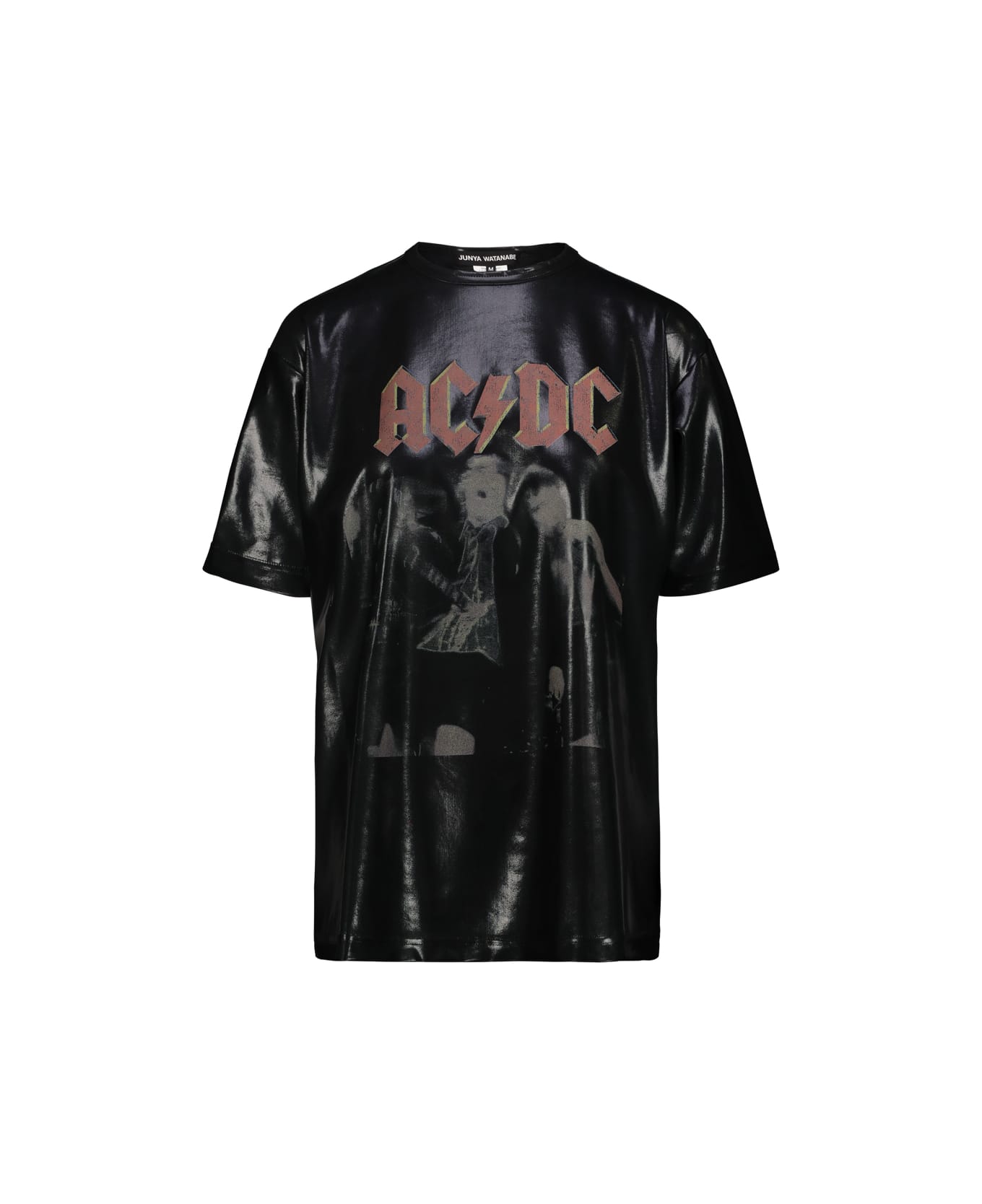 Junya Watanabe Ac-dc Print T-shirt - Black