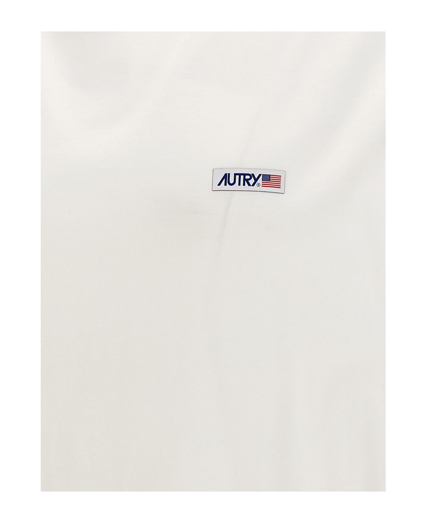 Autry Cotton T-shirt With Logo - White シャツ