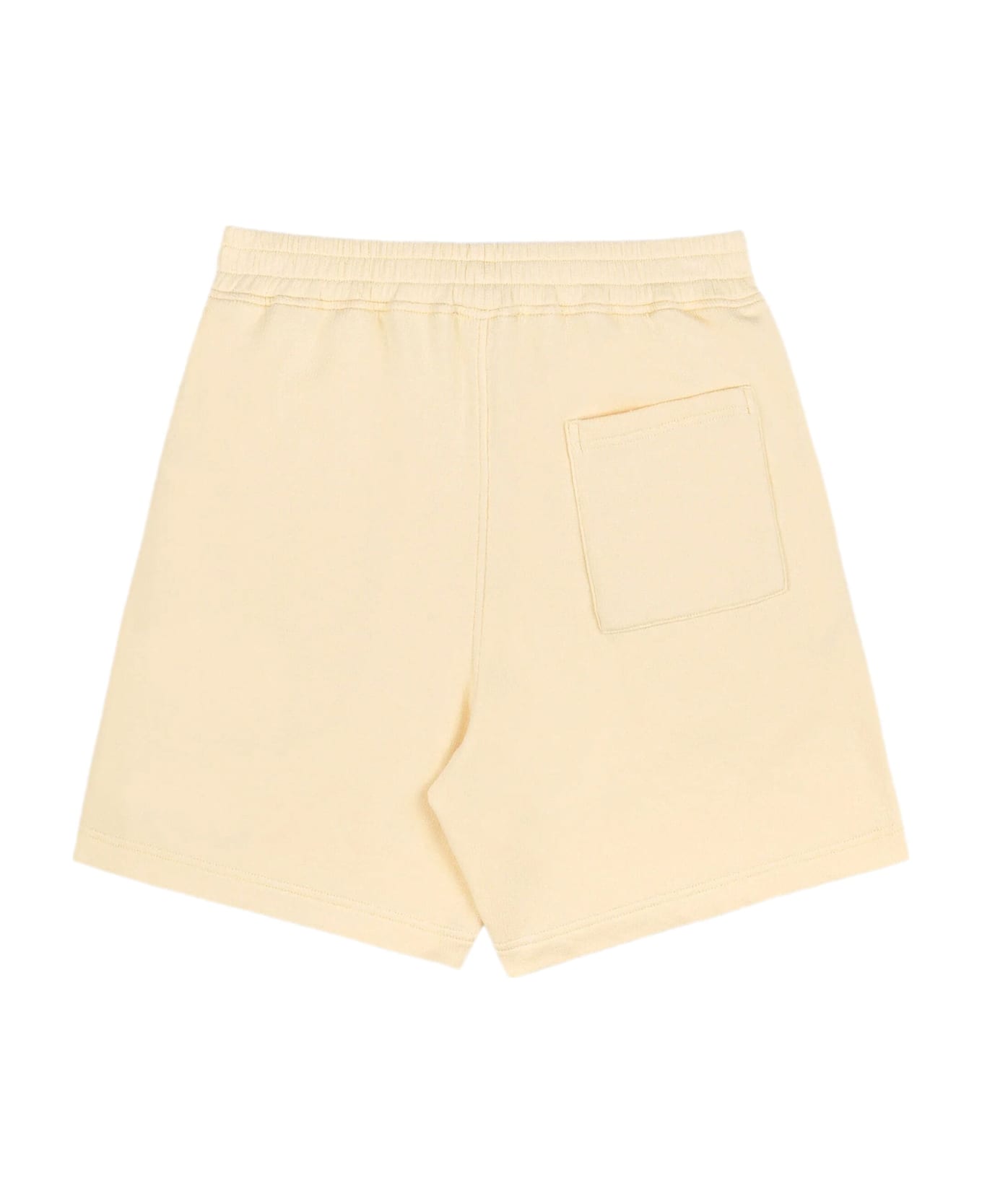 Sporty 
Rich Serif Logo Soft Gym Shorts - Almond