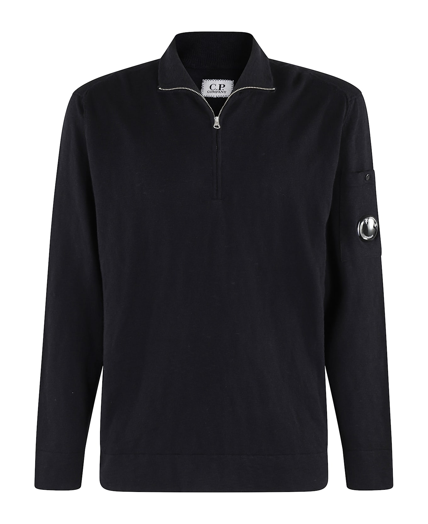 C.P. Company Half Zip Knit - Total Eclipse