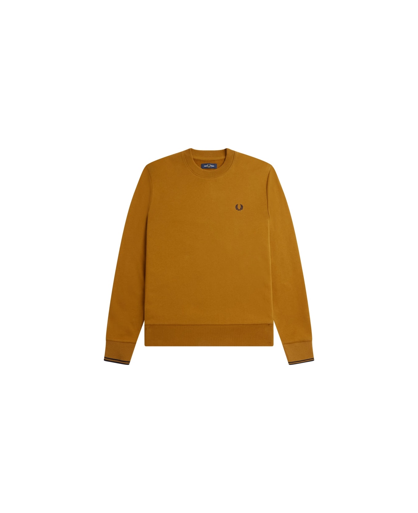 Fred Perry Sweatshirt With Logo - BROWN フリース