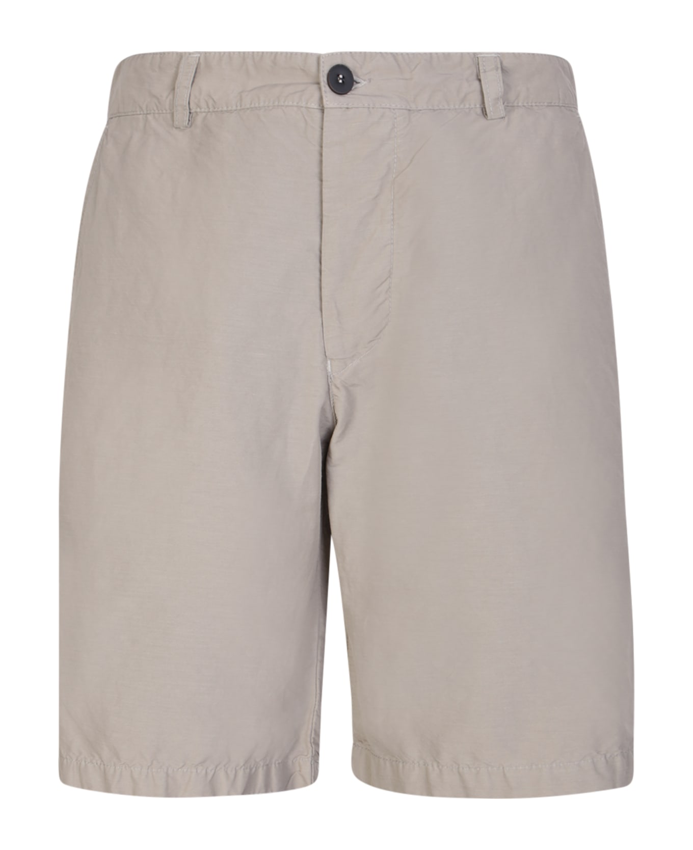 Original Vintage Style Original Vintage Nylon Beige Bermuda Shorts - Beige