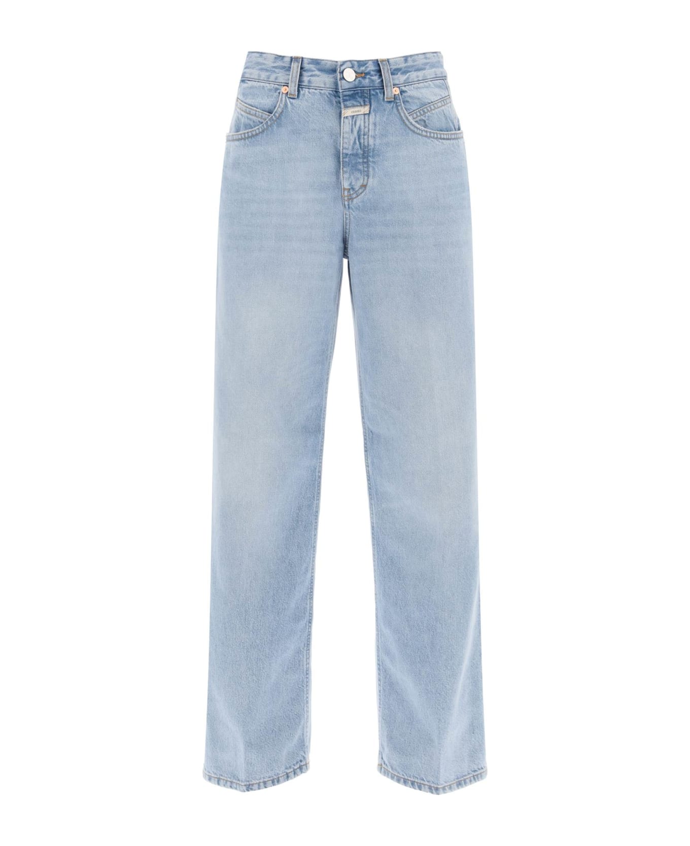 Closed Loose Jeans With Tapered Cut - LIGHT BLUE (Light blue)
