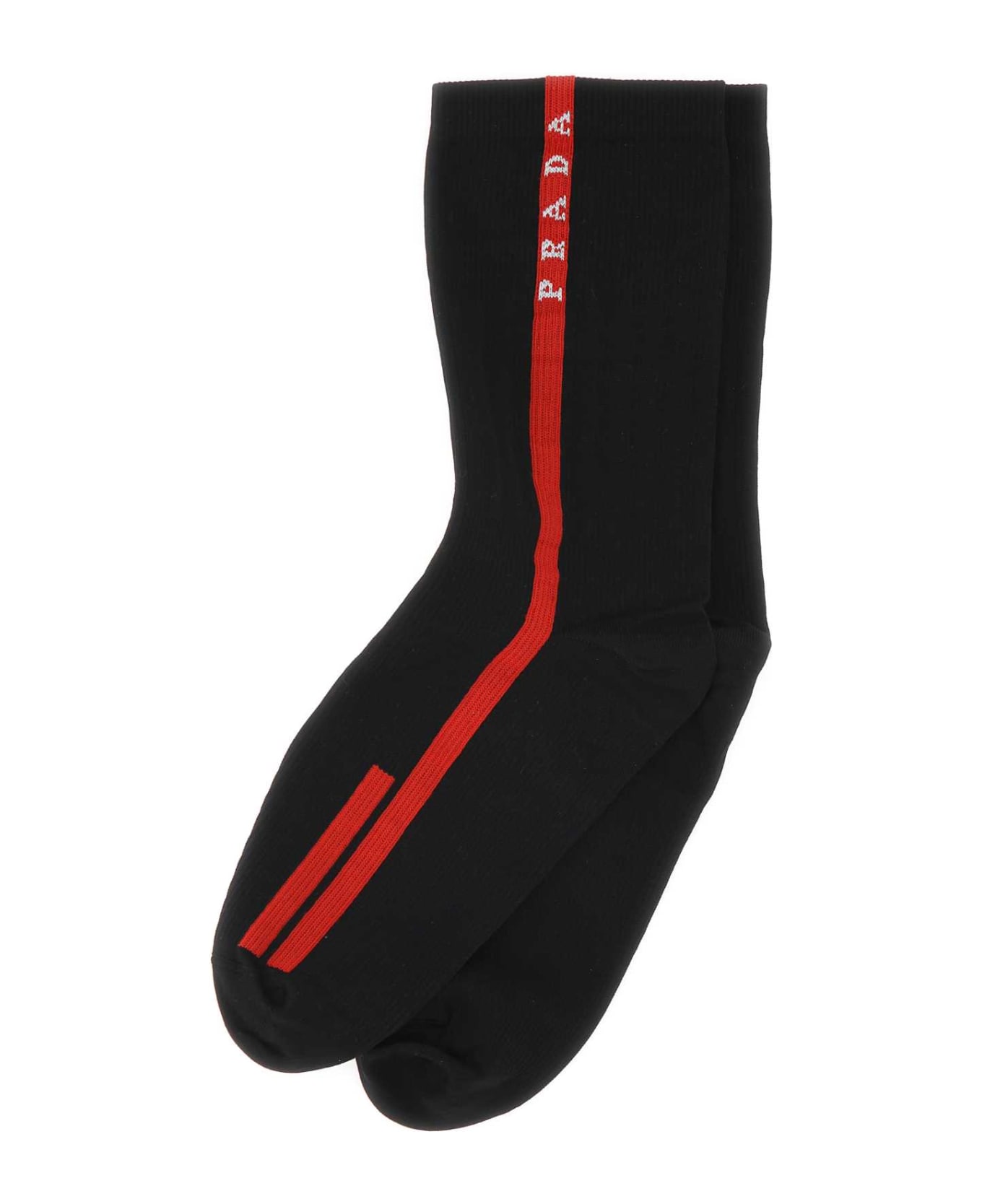 Prada Black Polyester Socks - F0002